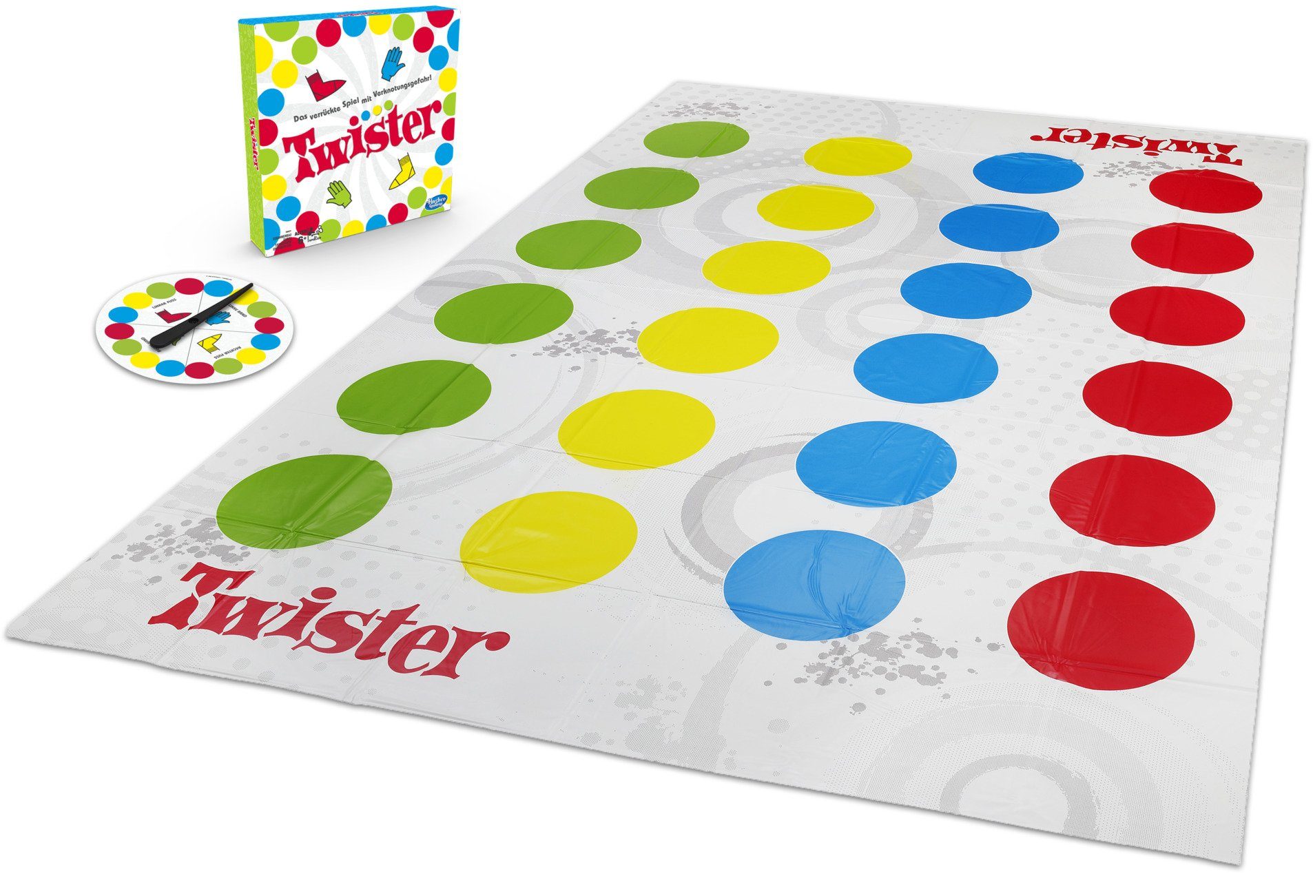 Hasbro Spiel Twister, das verrückte Spiel; Made in Europe
