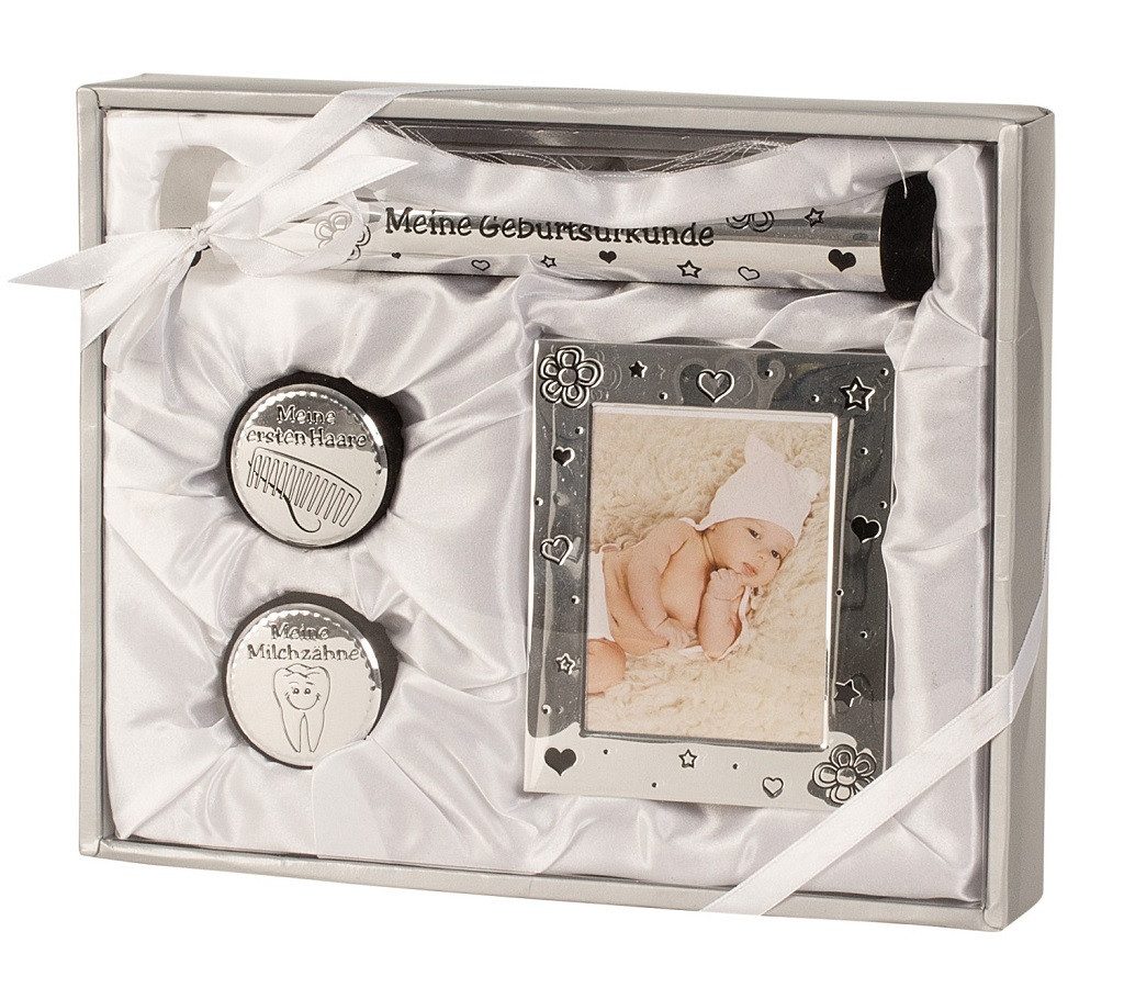 Geschenkestadl Zahndose Baby Geschenkset Erinnerung Babyparty Taufe Geburt Auswahl ab 9,95€ (Spar-Set, 1 St., 4 Varianten stehen zur Auswahl), verschiedene Varianten stehen zur Auswahl