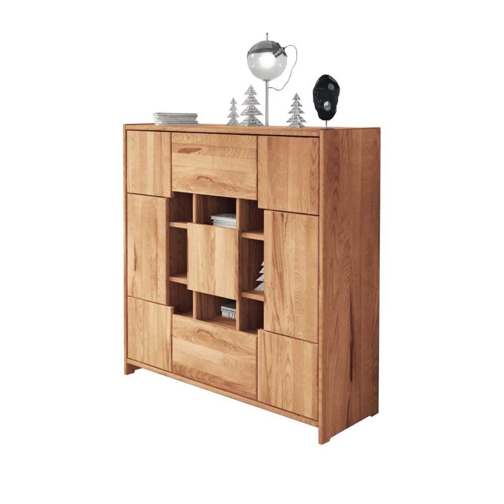 Pharao24 Kommode Duben, aus Massivholz
