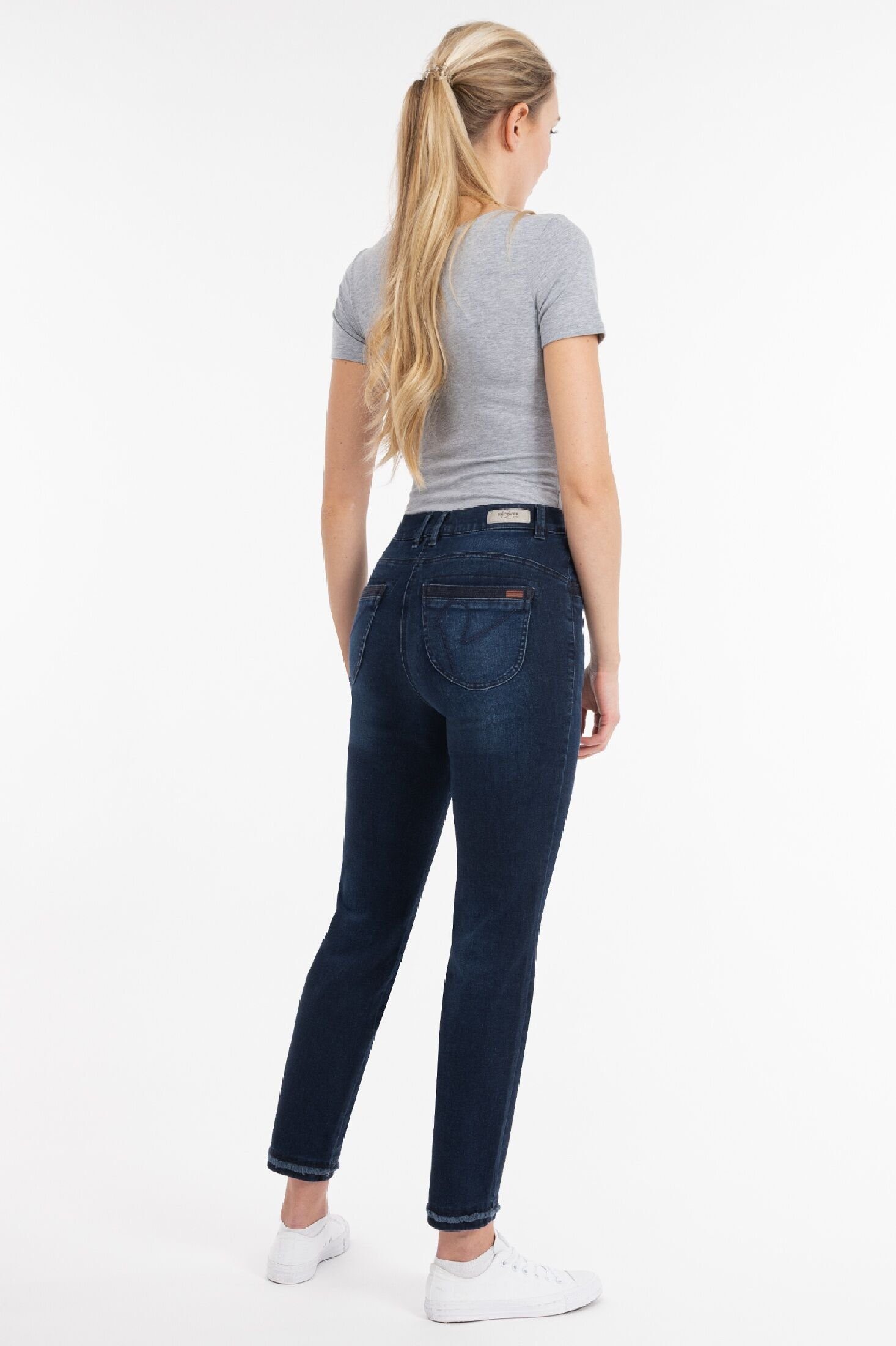 ALEXA Stickereien DEEP-BLUE Pants Recover Kontrastfarbige Slim-fit-Jeans