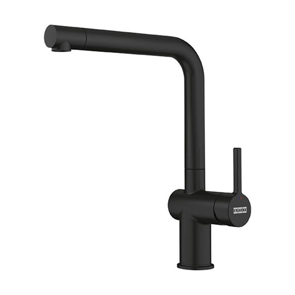 FRANKE Küchenarmatur Active L Festauslauf Oberfläche Black Matt