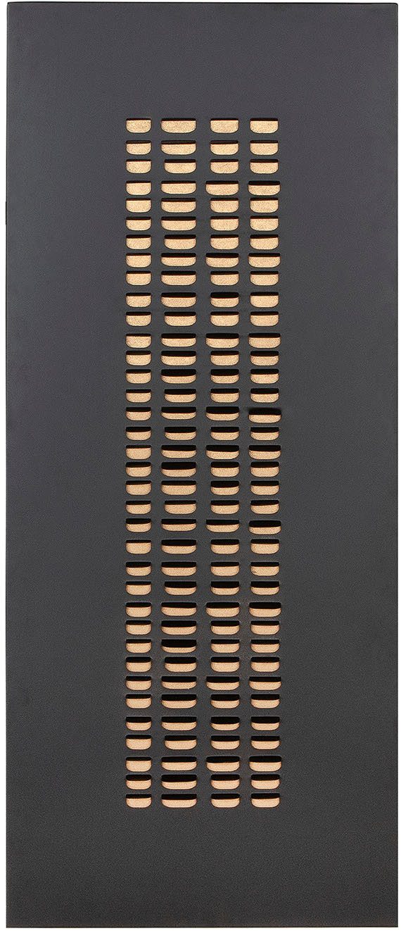 Casablanca by Gilde Wanddekoobjekt Wandrelief rechteckig Torus schwarz H. 120 cm (1 St)