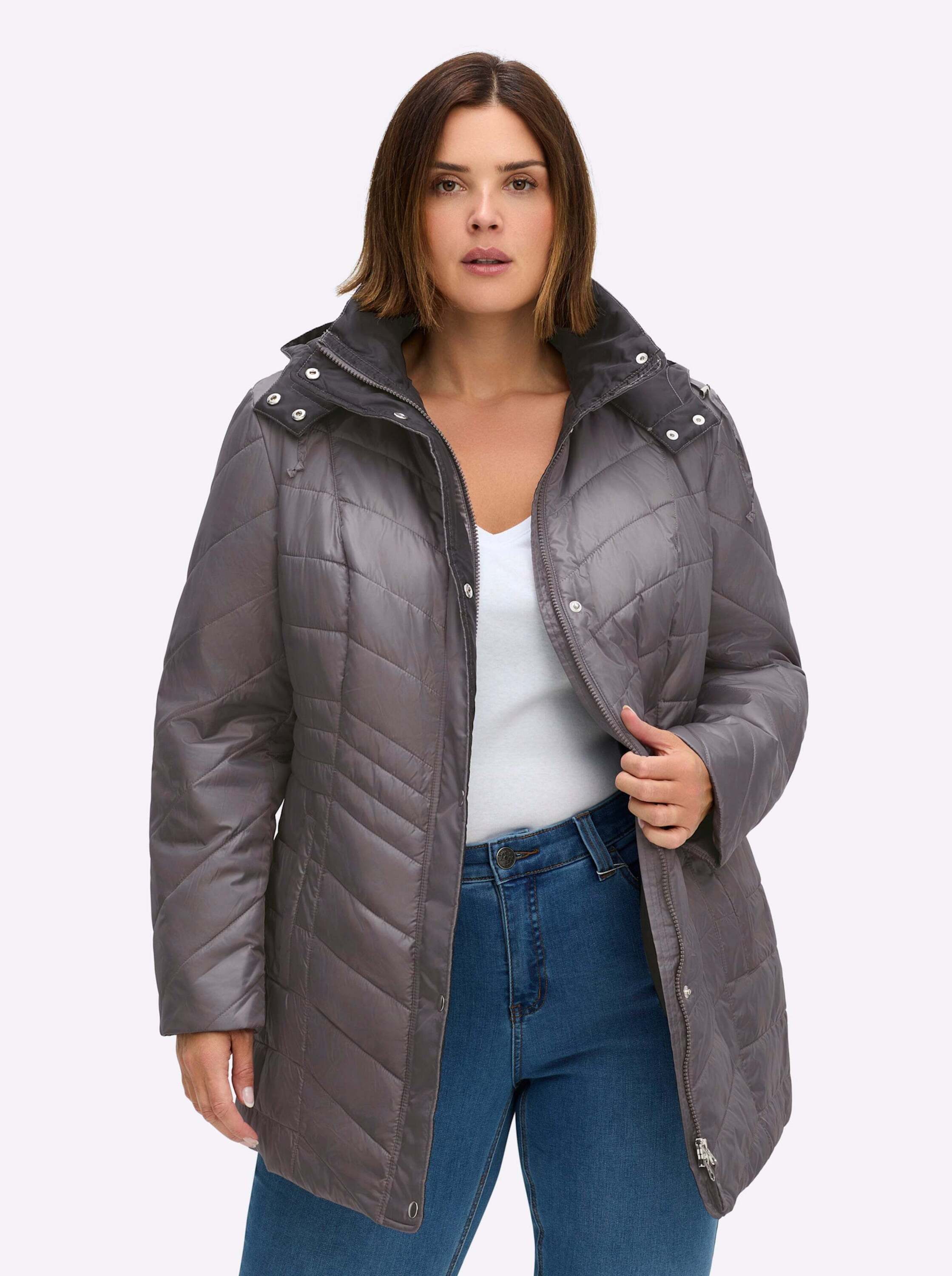 Sieh an! Allwetterjacke Steppjacke Langarm