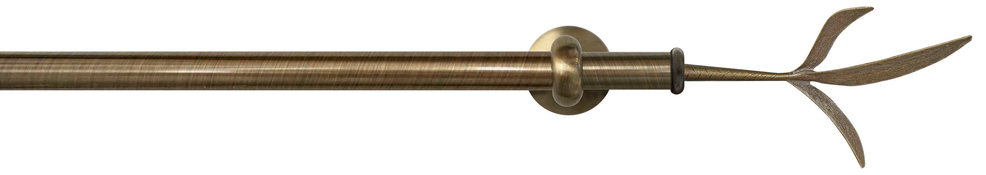 Gardinenstange »Esperanca Zweig«, GARESA, Ø 16 mm, 2-läufig, Wunschmaßlänge, inkl. je10 cm einen Ring + FH, Träger, Endknöpfe-Otto