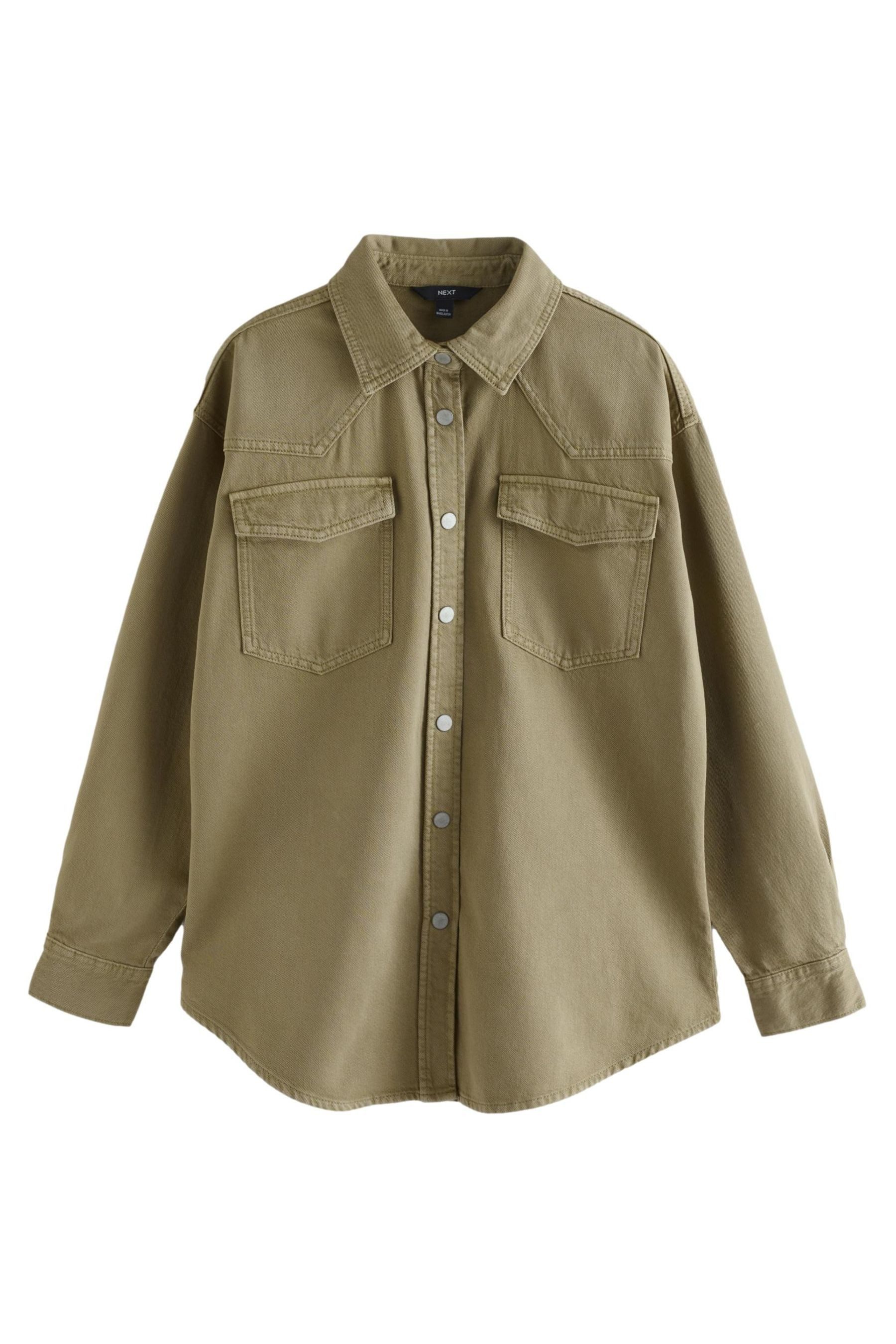 Next Jeanshemd Oversize-Denimhemd aus 100 % Baumwolle günstig online kaufen