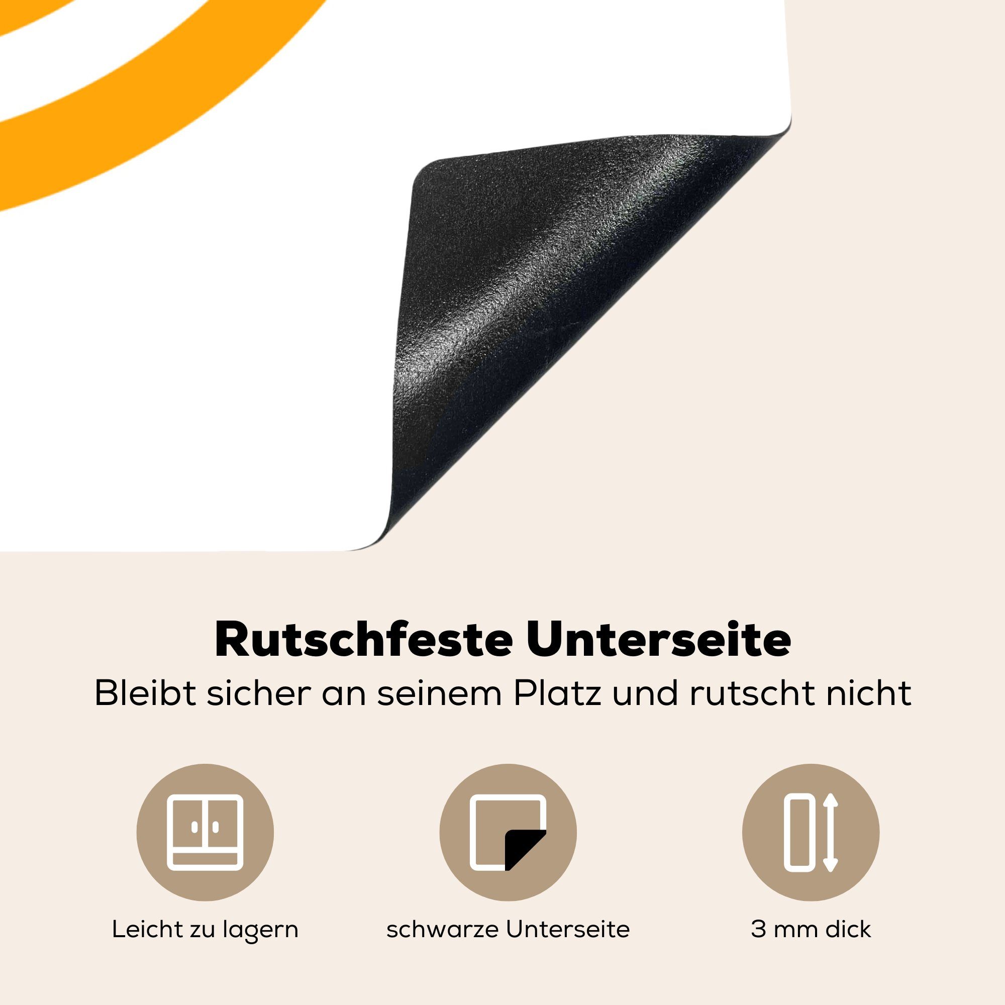 MuchoWow Herdblende-/Abdeckplatte Blockchain bitcoin Ceranfeldabdeckung, Vinyl, küche illustration, 78x78 tlg), für Arbeitsplatte (1 cm