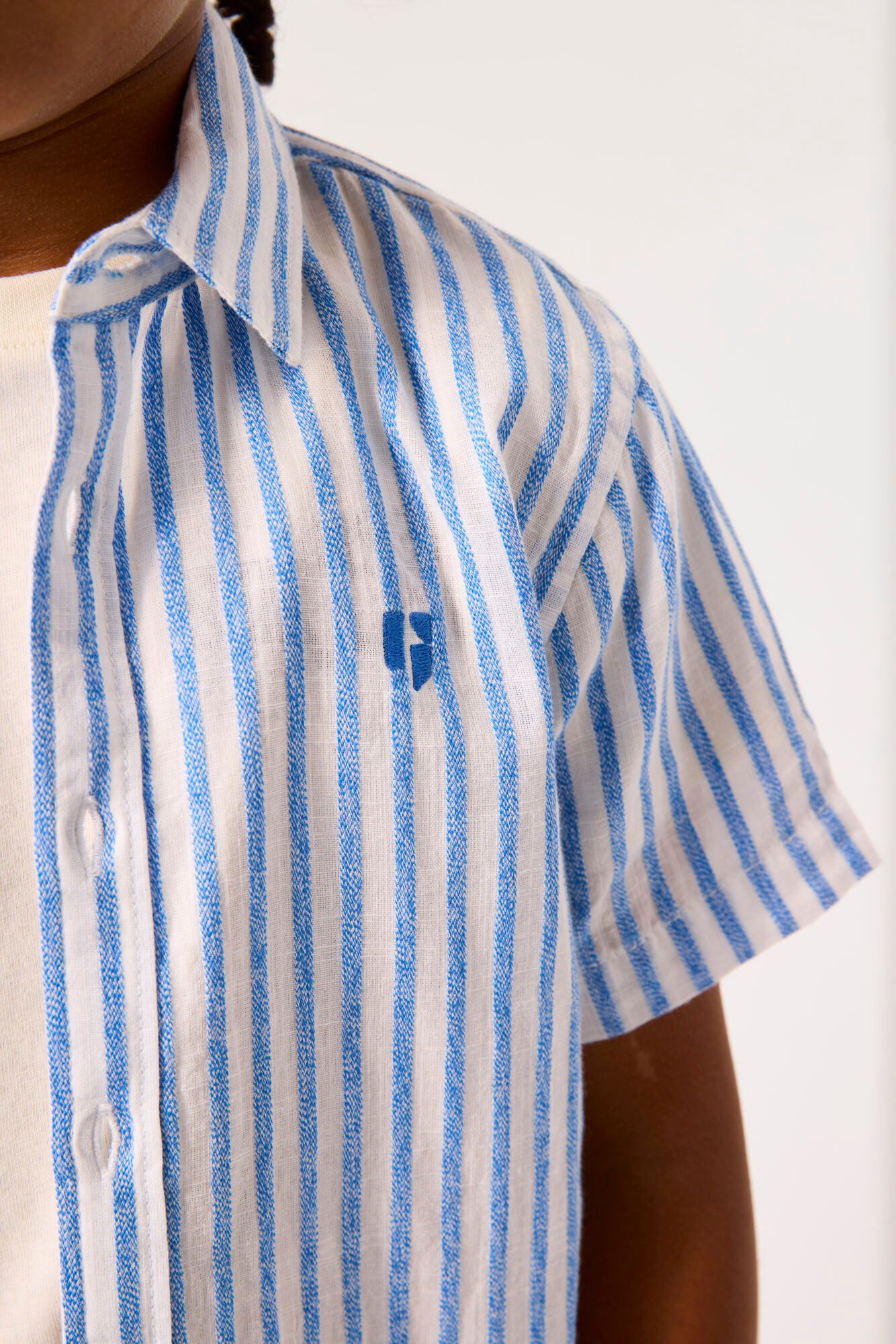 Garcia Kurzarmhemd gestreift