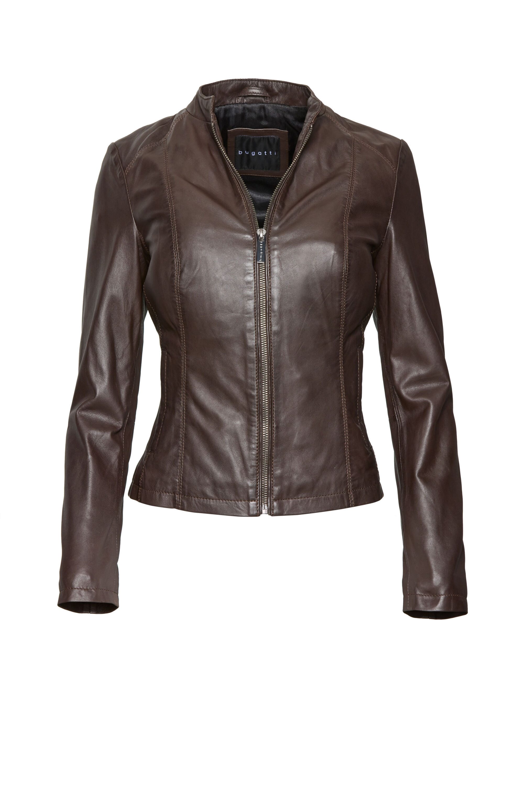 bugatti Lederjacke BULady-124 (1-St) aus weichem Leder