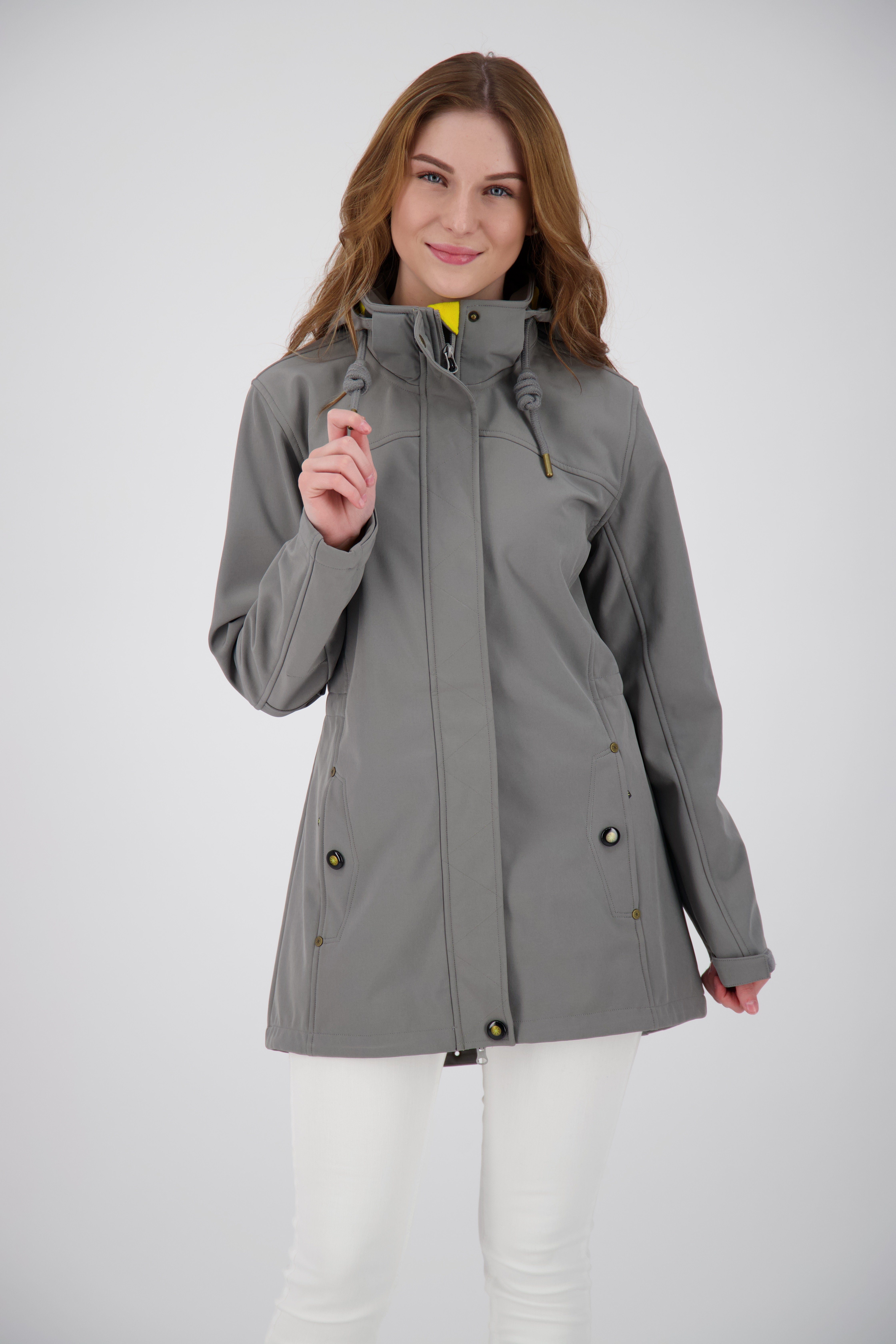 Mit Softshelljacke abnehmbarer Großen auch DEPROC Größen in erhältlich, WOMEN ANKERGLUT #ANKERGLUTBRISE Kapuze Active gray CS