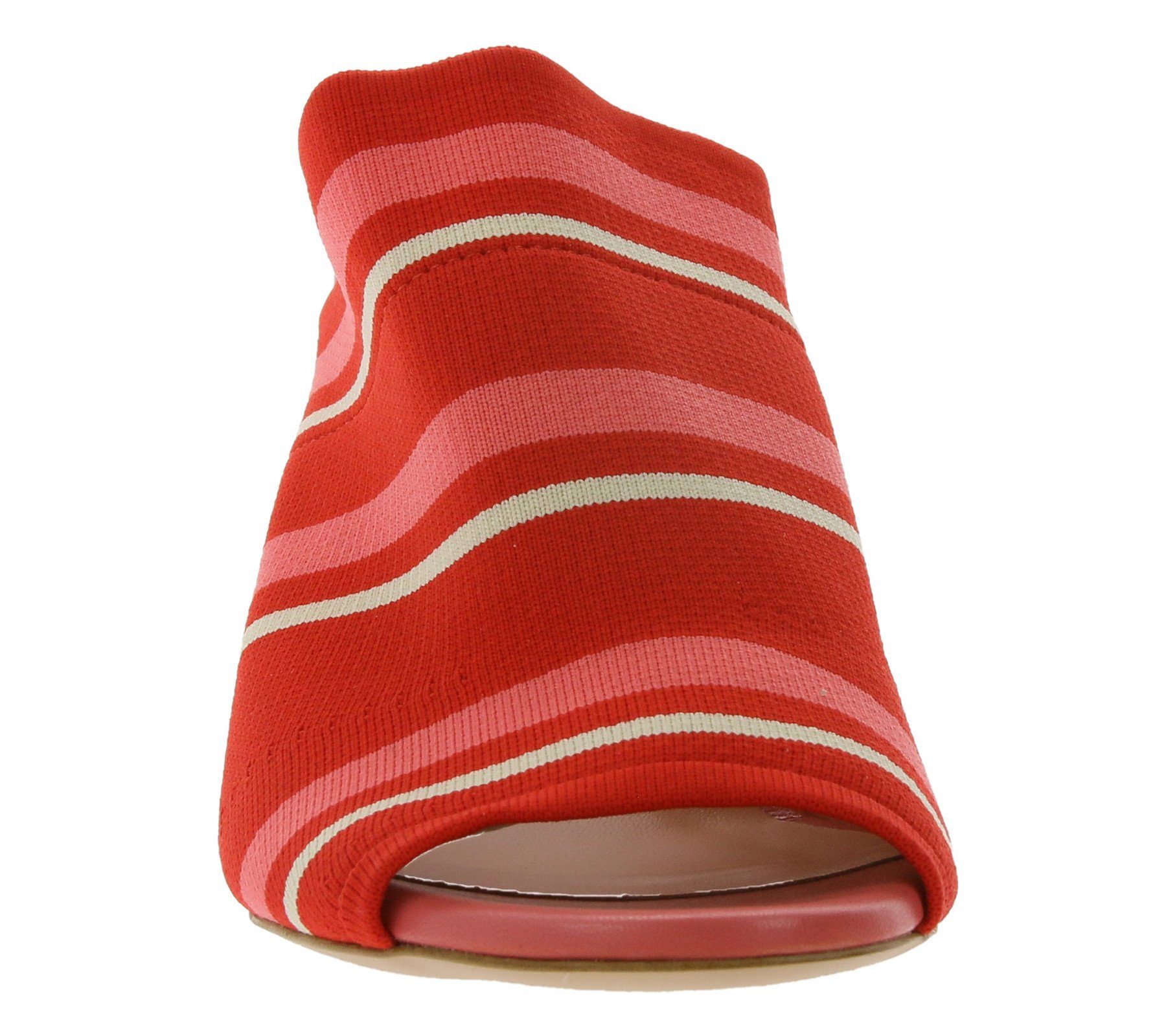Italy gestreifte Outdoorschuh Cain Absatz-Schuhe CAIN Marc in Made Pumps Rot/Rosa MARC Absatz-Pantoletten Damen
