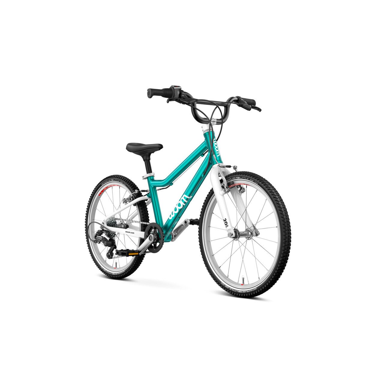 WOOM Jugendfahrrad GO 4 Kinderfahrrad 20" metallic turquoise