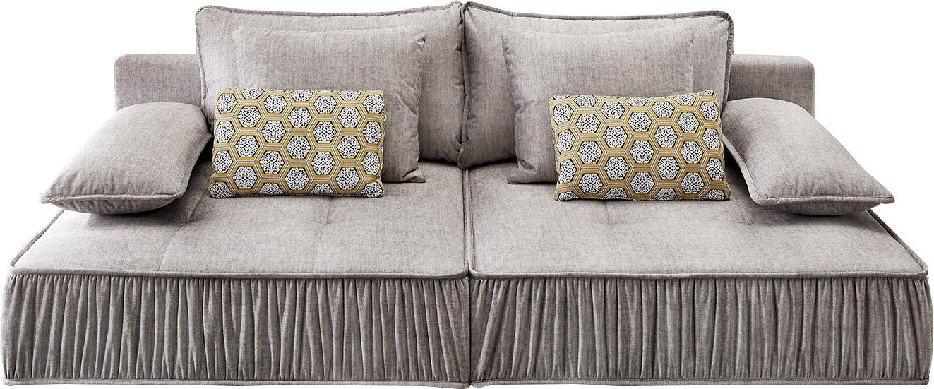 schwebende grau indirekter Big-Sofa Optik mit Marrakesch, | grau Jockenhöfer LED-Ambiente-Beleuchtung, Gruppe