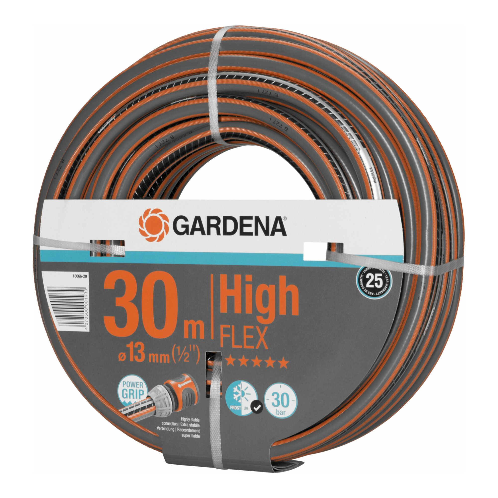GARDENA Gartenschlauch GARDENA Comfort HighFLEX Schlauch 10x10 13 mm (1/2), 30 m o. A.