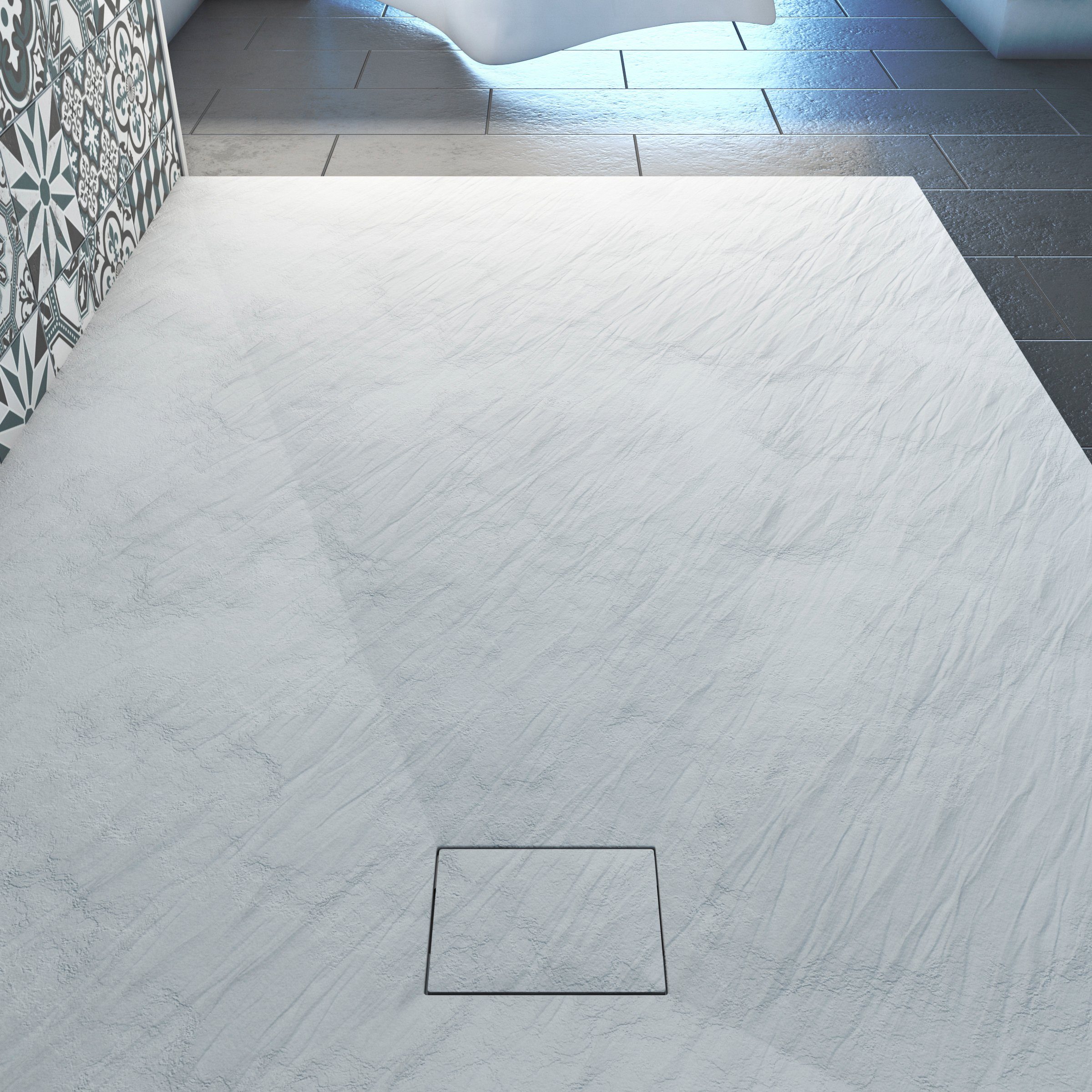 Marwell Duschwanne Rechteckig, rechteckig, 140 x 90 x 2,6 cm