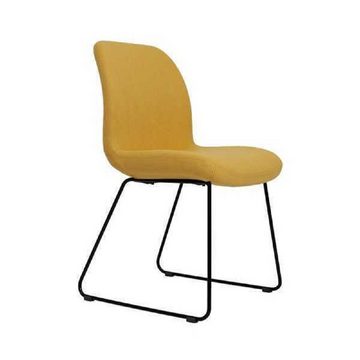 JVmoebel Bürostuhl Stühle Gelb Luxus Design Polster Stuhl Büro Möbel Neu Esszimmer (1 St), Made in Europa
