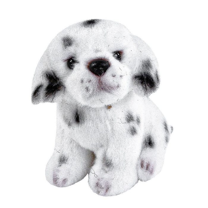 Teddys Rothenburg Kuscheltier Hund klein Dalmatiner 12 cm schwarz-weiß (Plüschhund Stoffhund klein Plüschtiere Hunde Stofftiere)