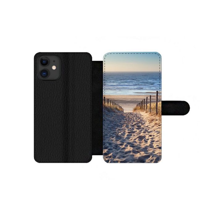MuchoWow Handyhülle Strand - Meer - Niederlande - Dünen - Sonne Handyhülle Telefonhülle Apple iPhone 12 Pro Max