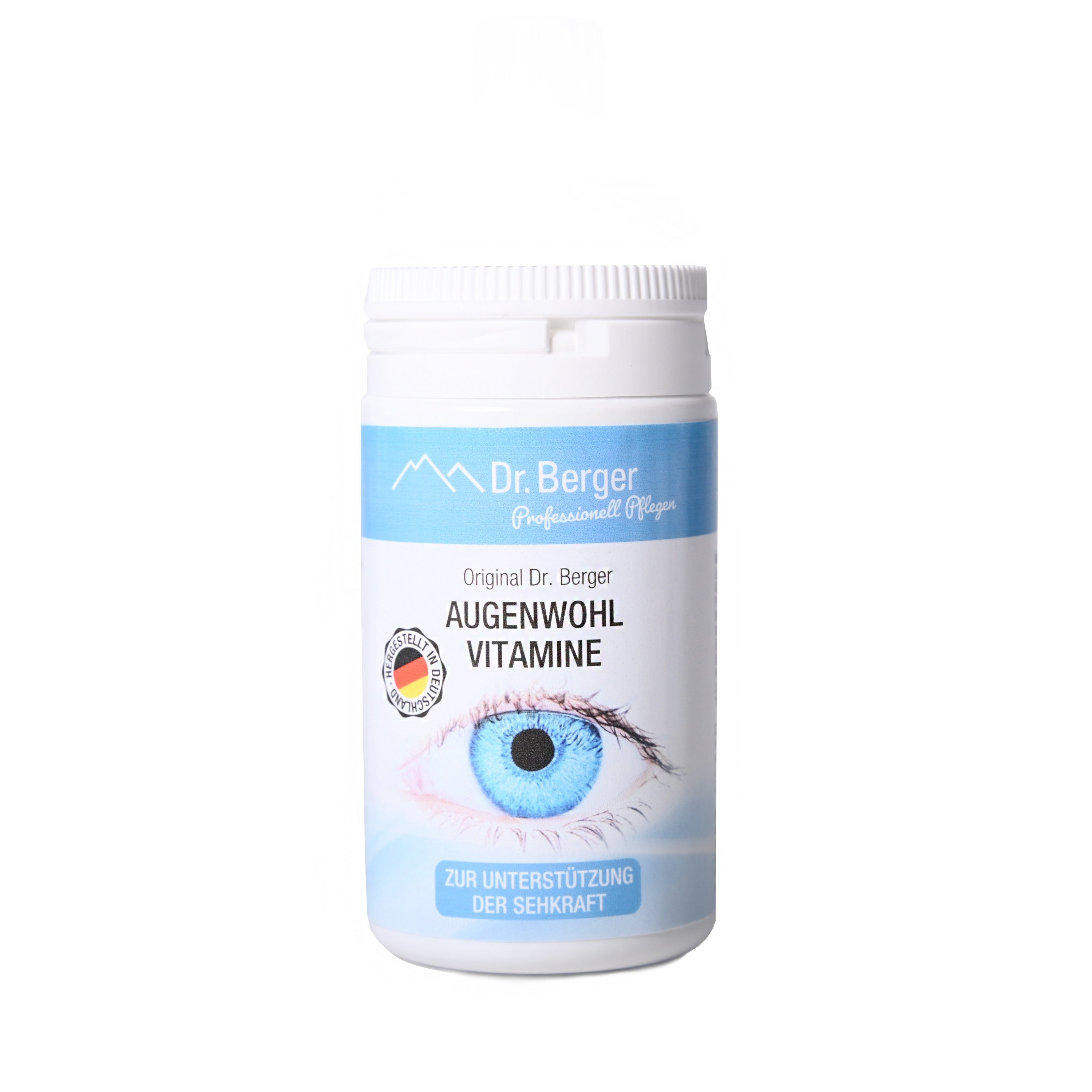 Dr. Berger Augenpflege-Set Augenwohl Vitamine 60 Kapseln, zur Unterstützung der Sehkraft