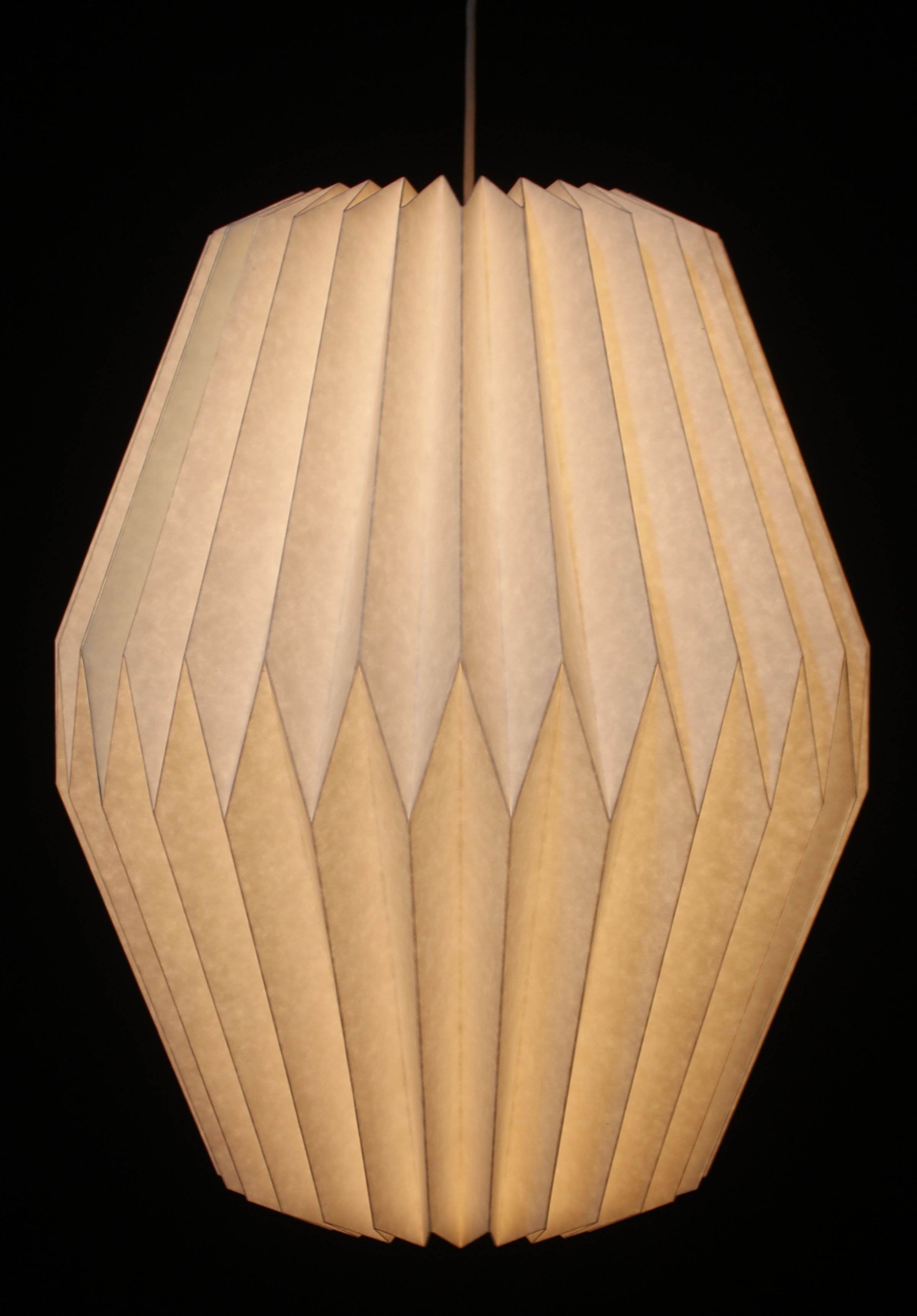Guru-Shop Deckenleuchten Origami Design Papier Lampenschirm - Modell.., Leuchtmittel nicht inklusive
