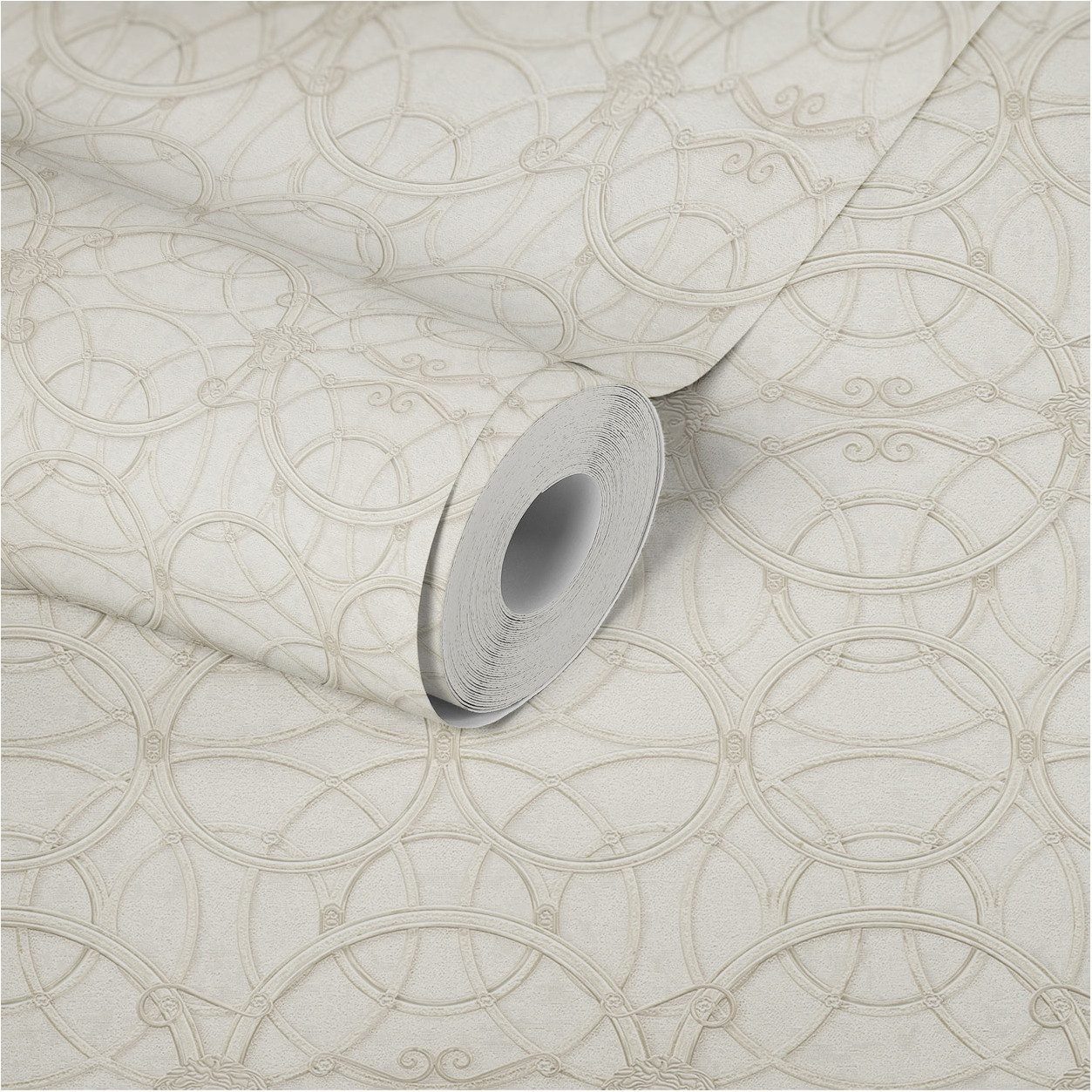 A.S. Création Vinyltapete, Versace Home Barocktapete Creme 370493 Luxus Vlies Designertapete