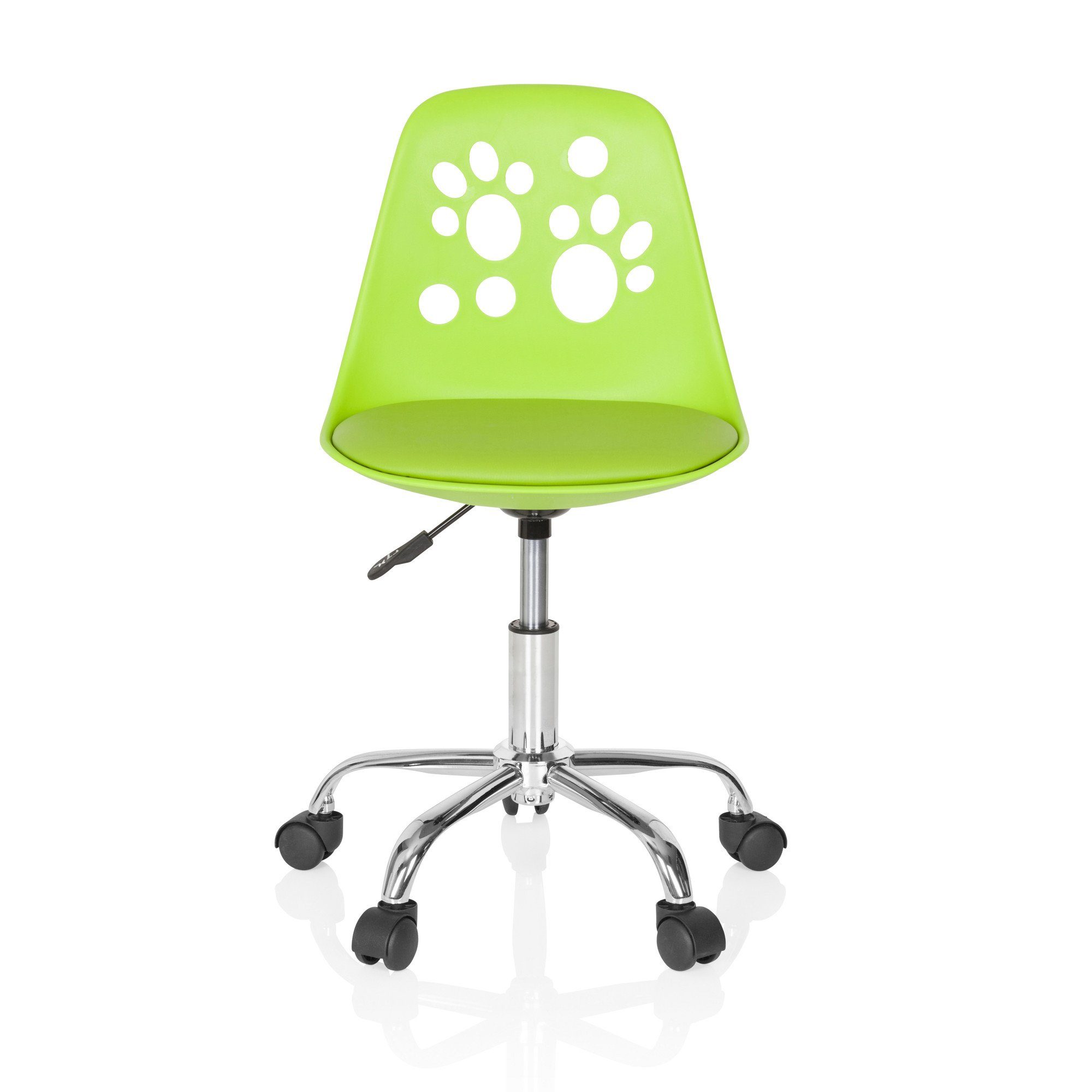 hjh OFFICE Drehstuhl Kinderdrehstuhl FANCY I Kunstleder ohne Armlehnen (1 St), mitwachsend, ergonomisch Grün