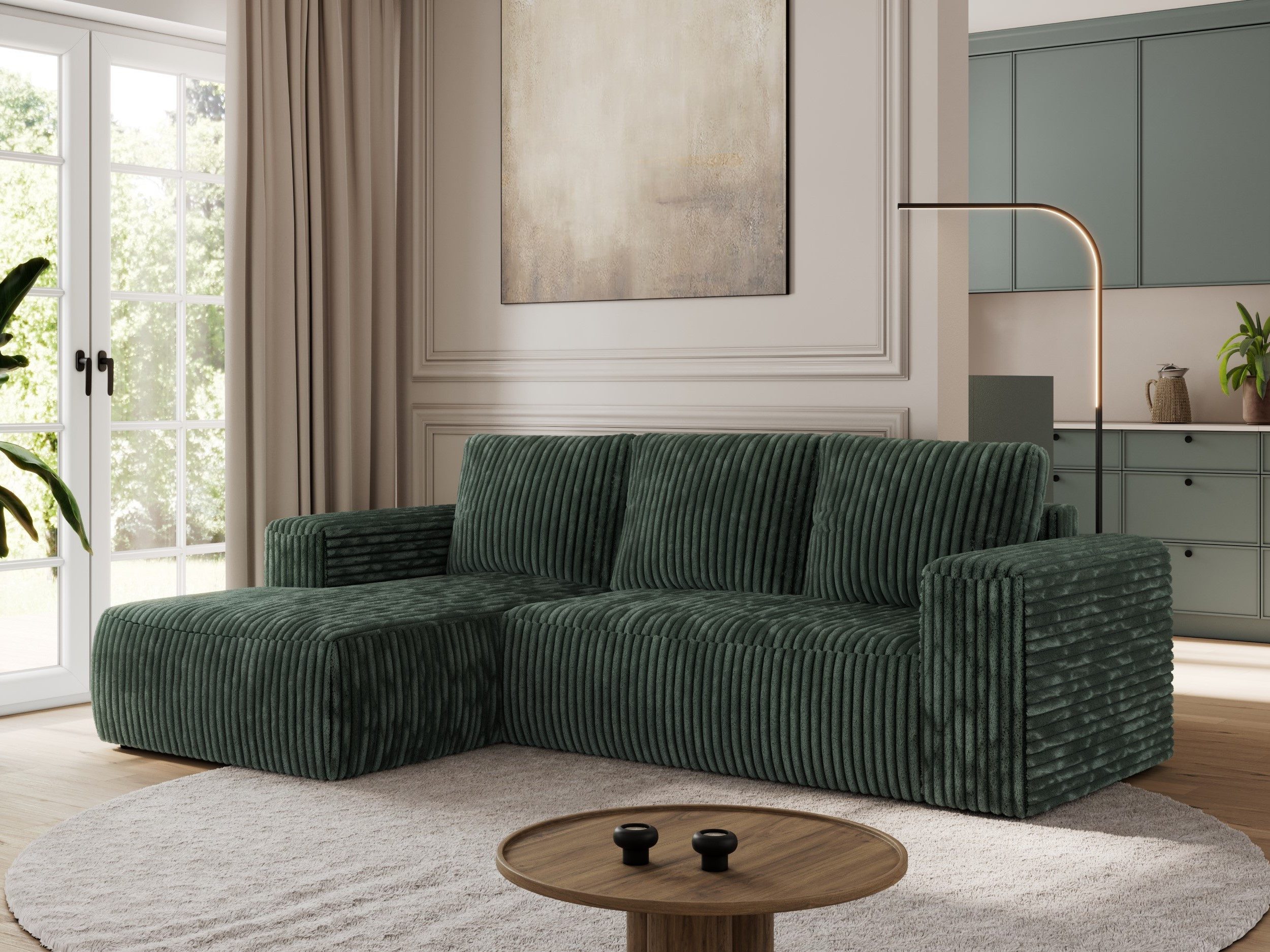 MKS MÖBEL Ecksofa TRENTINO L, Set, L-förmige Ecke, T30-Schaum, lose Kissen, günstig online kaufen
