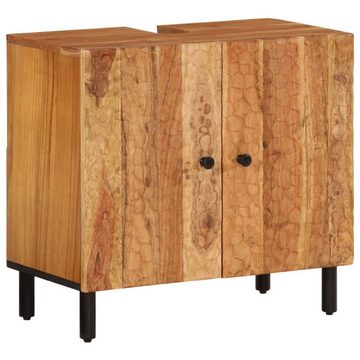 vidaXL Badezimmerspiegelschrank Waschbeckenunterschrank 62x33x58 cm Massivholz Akazie (1-St)