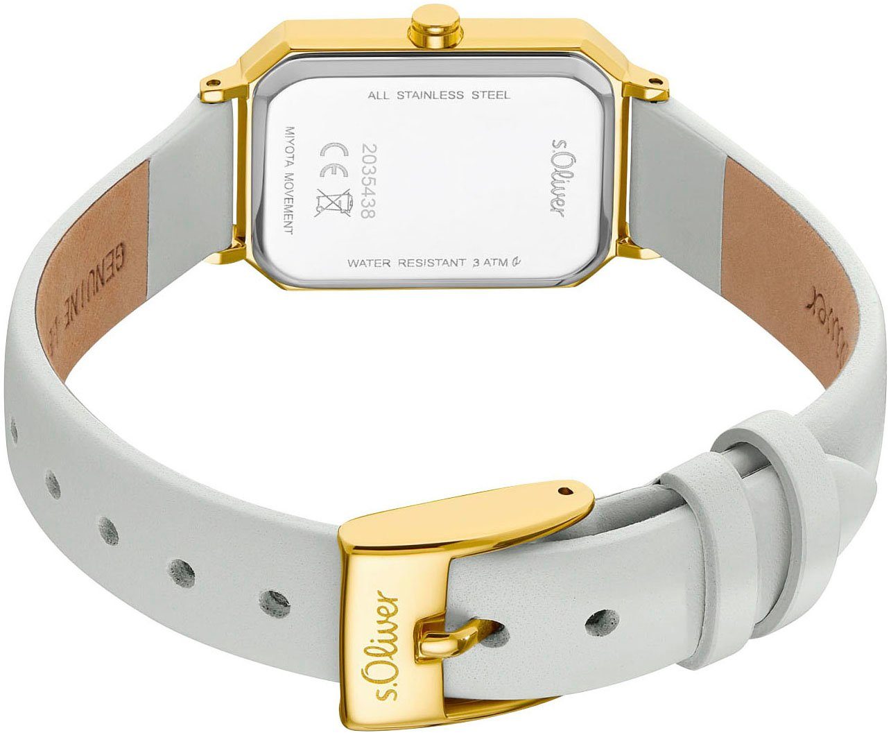 s.Oliver Quarzuhr 2035438, Armbanduhr, Damenuhr, analog, günstig online kaufen