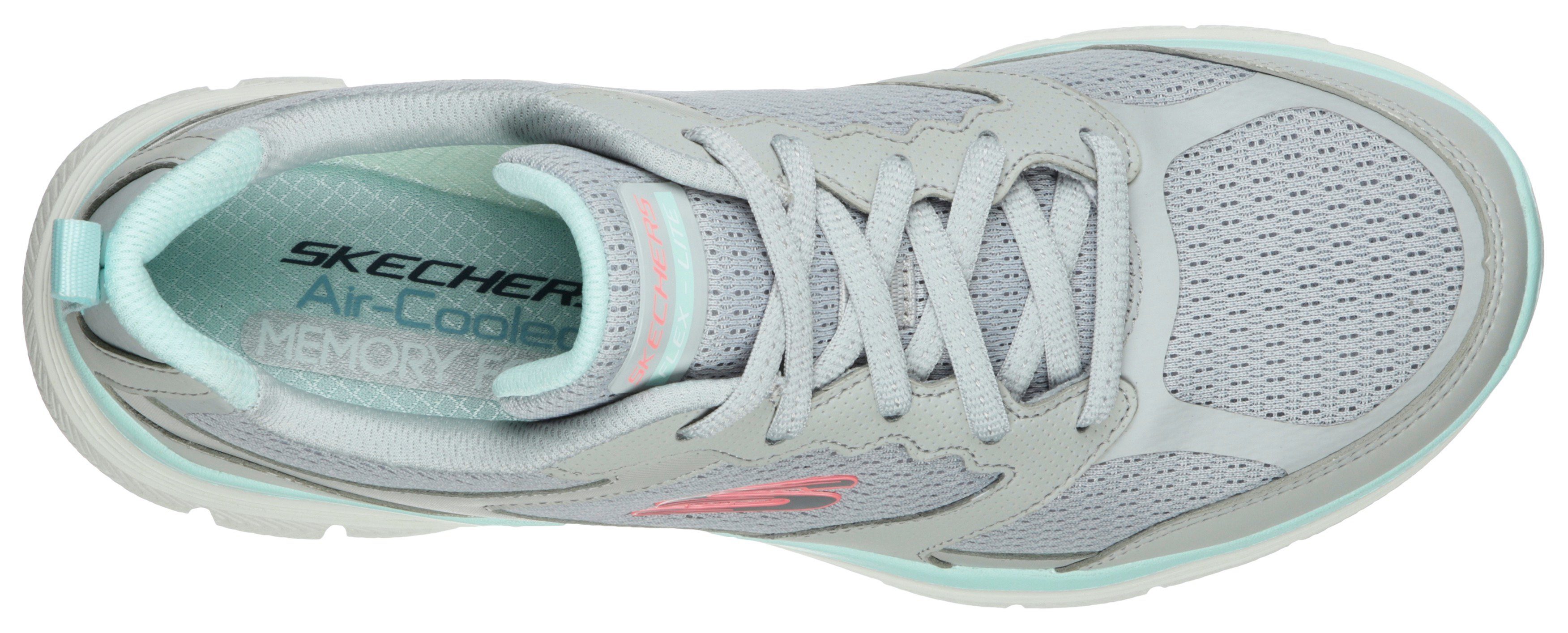 mit hellgrau Sneaker ACTIVE FLOW 4.0 komfortabler FLEX Innensohle - Skechers APPEAL