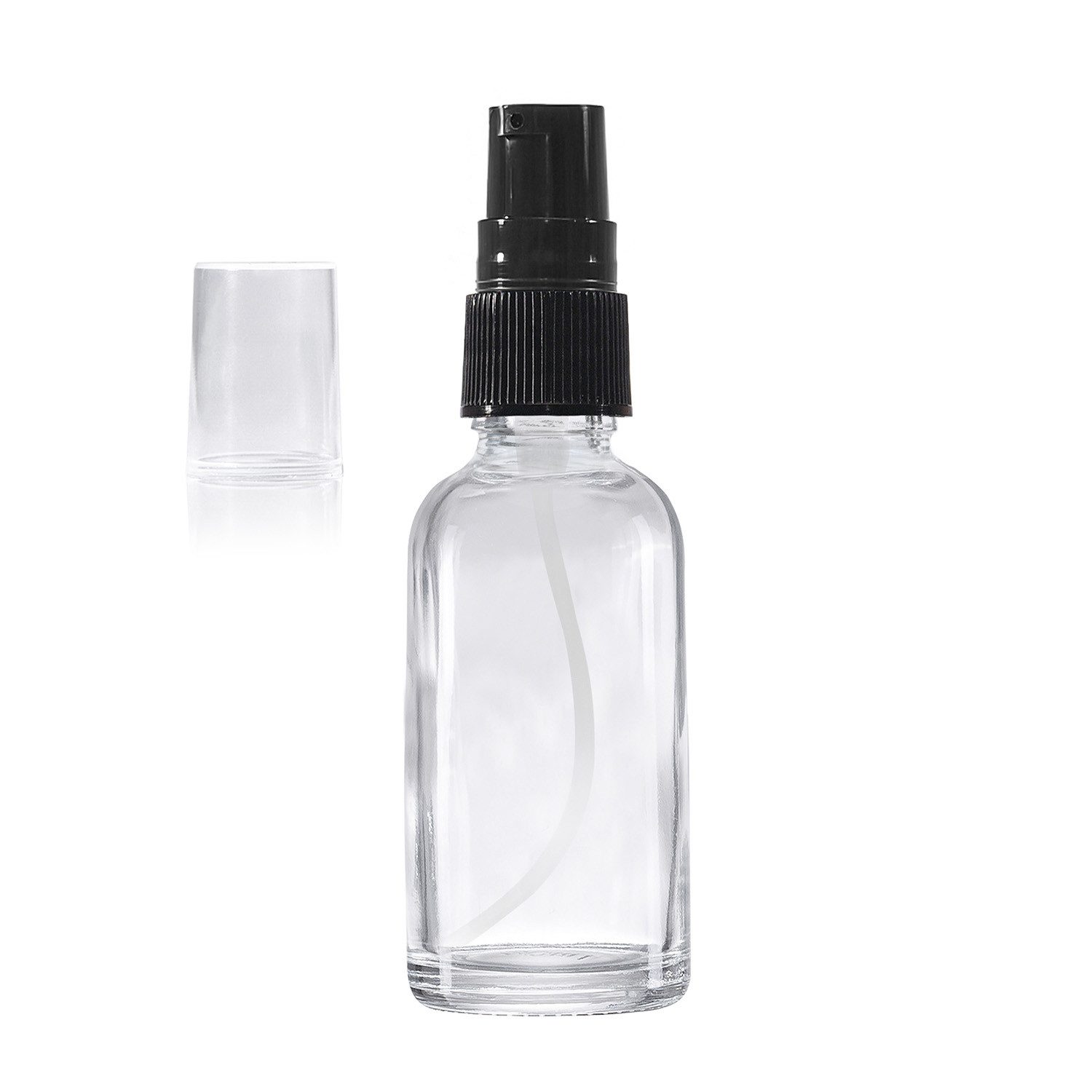 Oputec Seifenspender 10 x 30ml Pumpspender-Flasche, Lotionsflasche, Klarglas – Bild 4 von 4