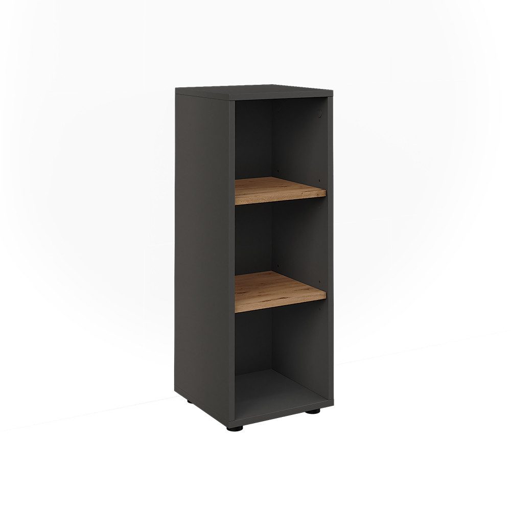 Vicco Midischrank Irma, Anthrazit/Artisan, 30 x 81 cm mit 3 Ablagefächern günstig online kaufen