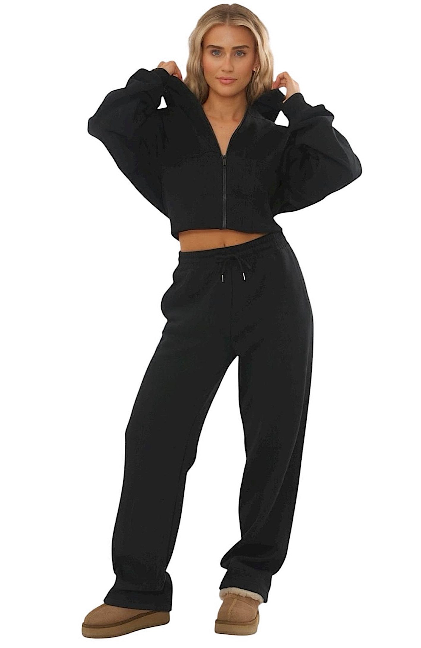 Jogginganzug Worldclassca Jogginganzug Kapuze Fitness Yoga Sport Trainingsanzug