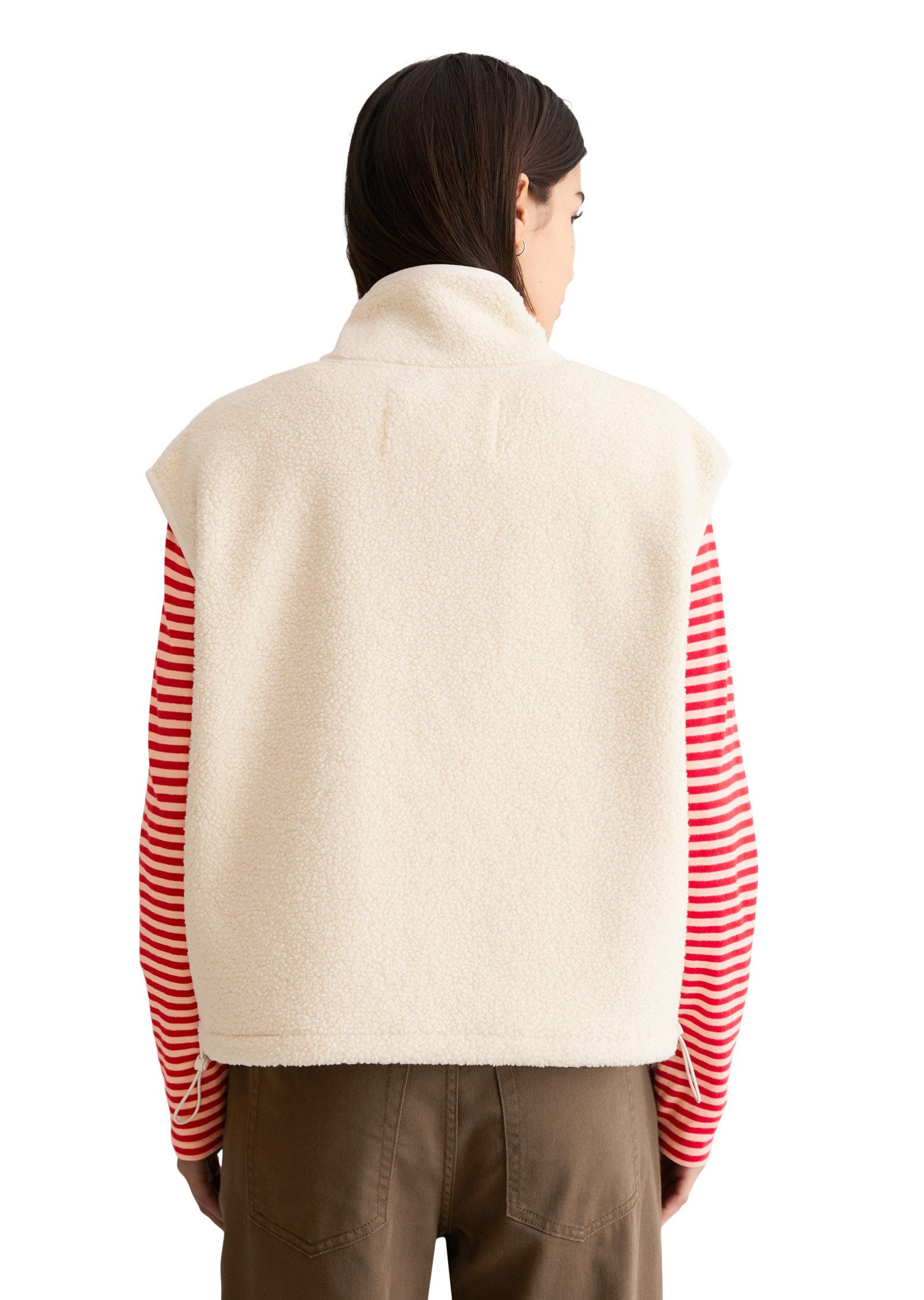Marc O'Polo DENIM Sweatweste aus recyceltem Polyester