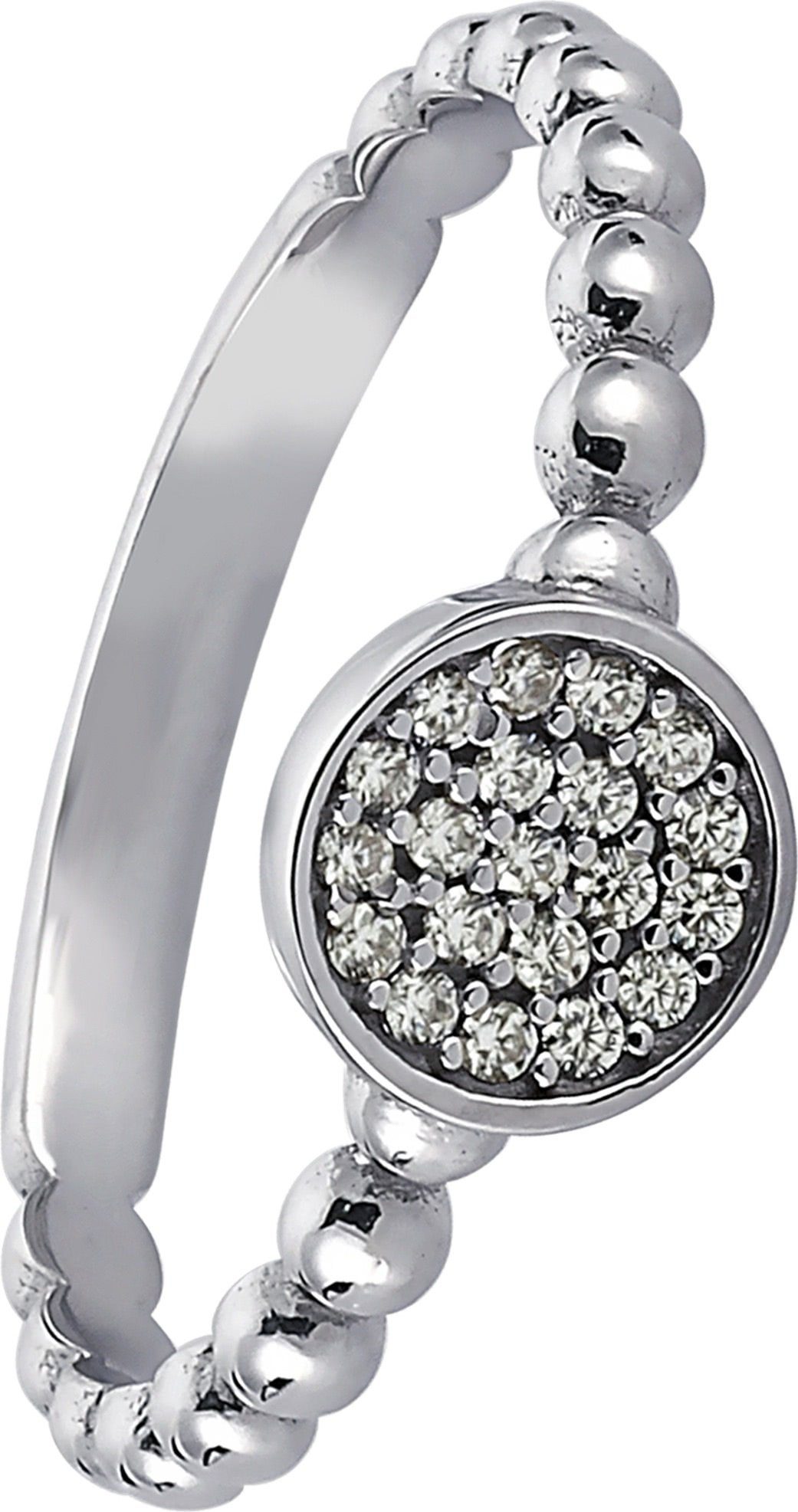 Balia Silberring Balia Ring für Damen mit weißen Zirkonia (Fingerring), Damen Ring Zirkoniakreis, 54 (17,2), 925 Sterling Silber