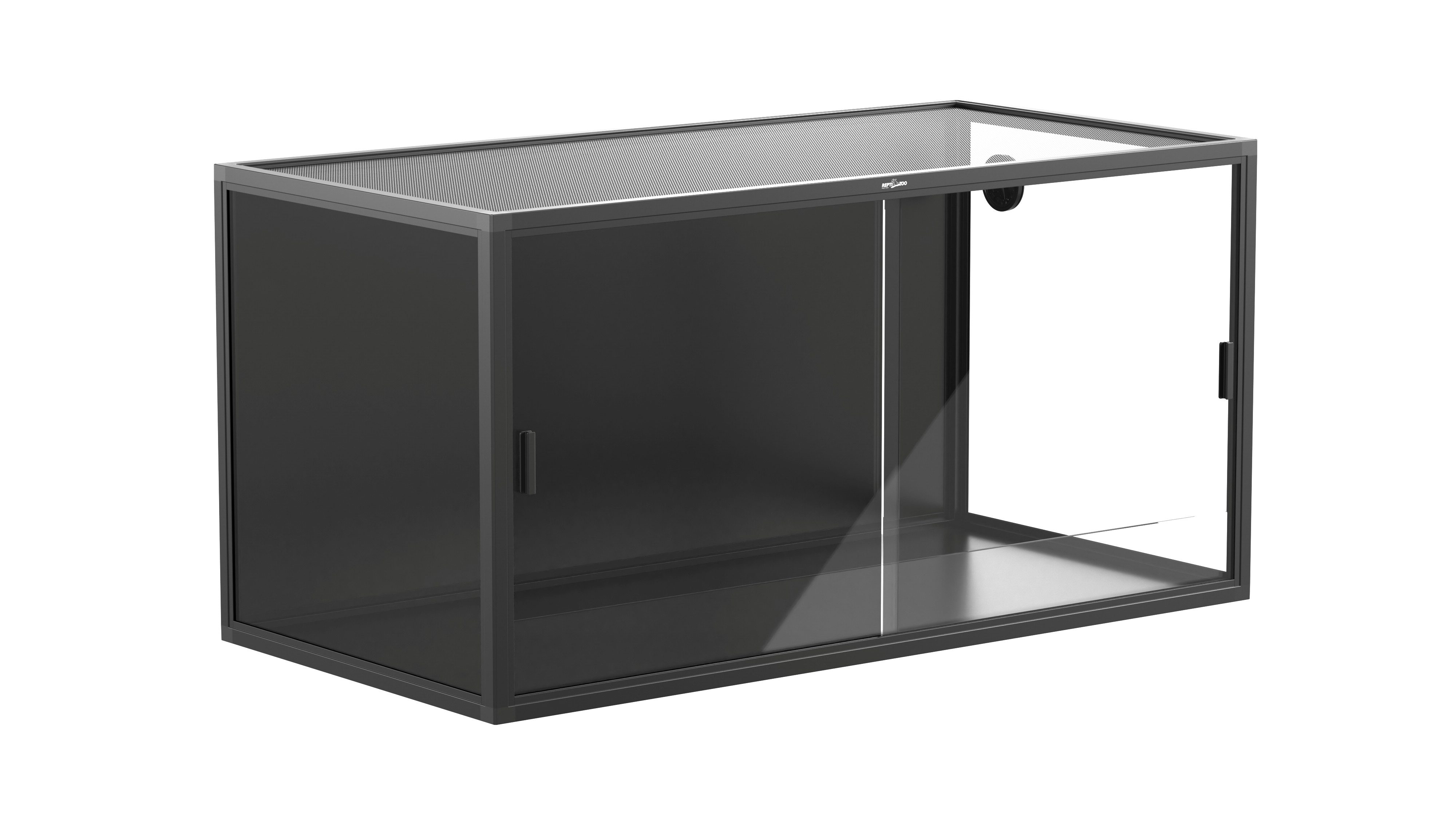 ReptiZoo Terrarium ReptiZoo PC + PVC Terrarium mit Glasschiebescheiben 122x61x61 cm (RKA0