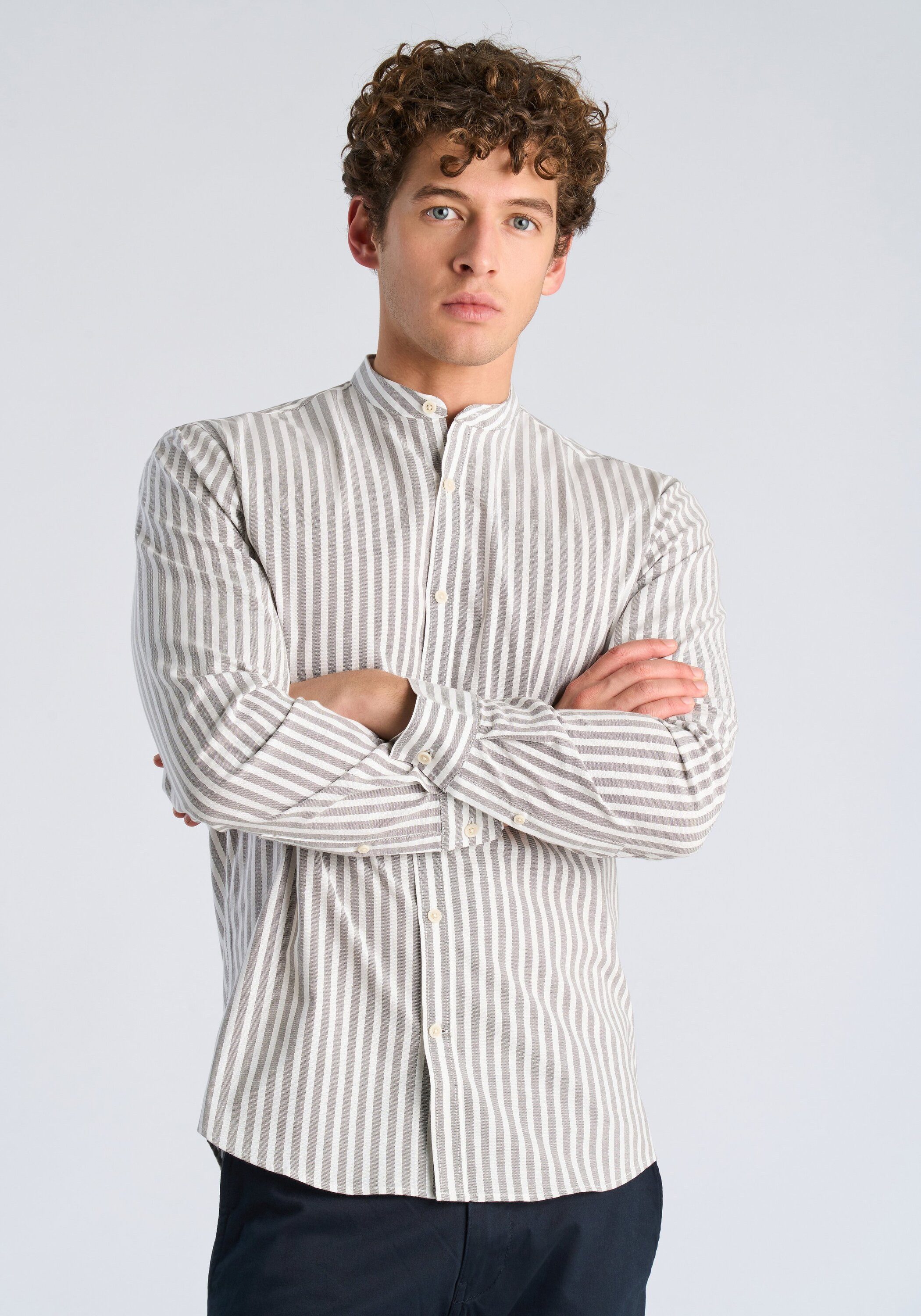 LINDBERGH Businesshemd Oxford-Hemd Relaxed Fit