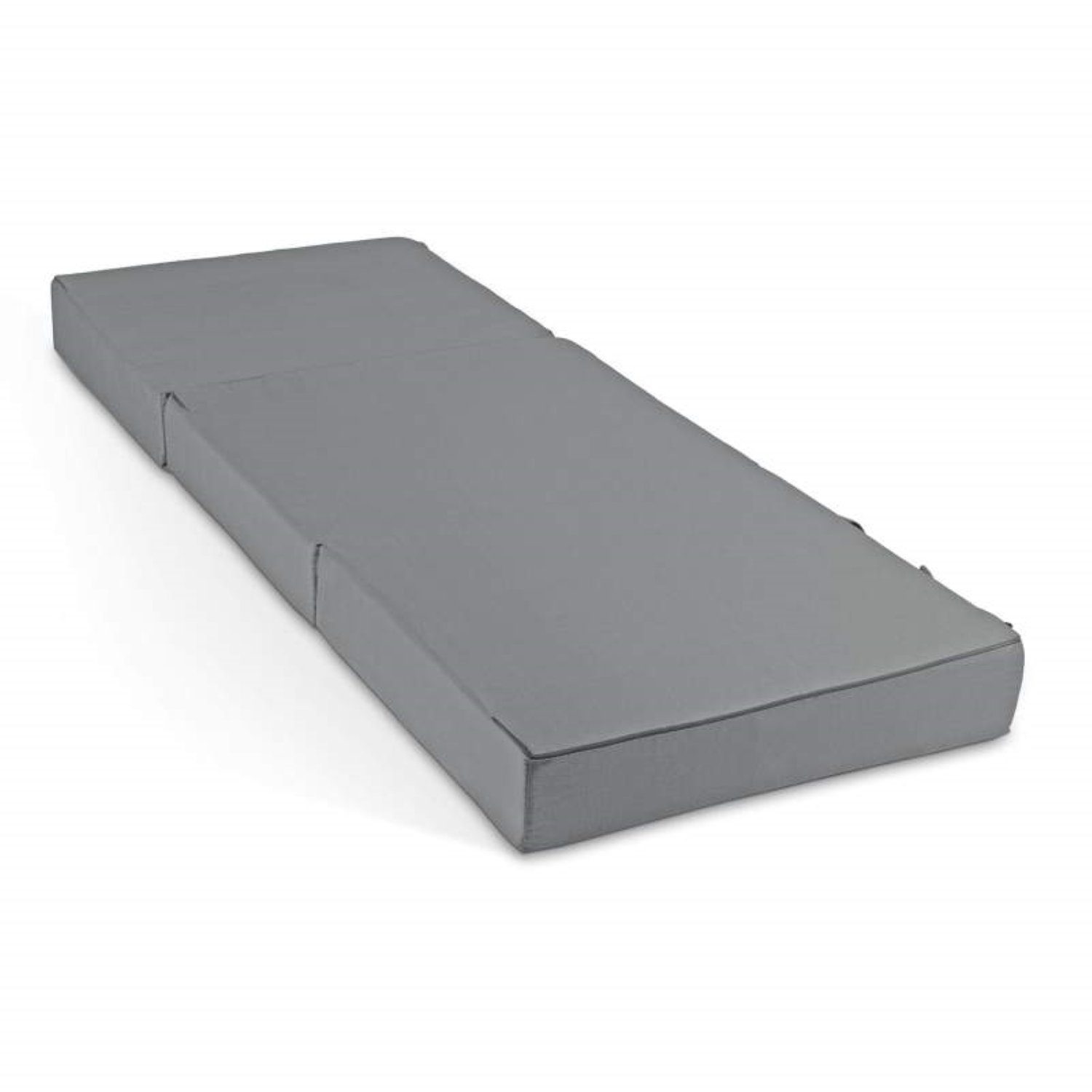 Klappmatratze Gästematratze, Bestschlaf, 15 cm hoch, (mit praktischen Tragegriffen) Grau