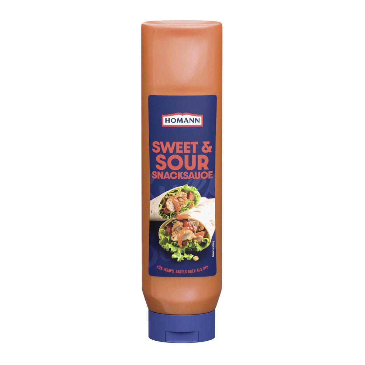 Homann Saucen, Homann Snack Sauce Sweet and Sour mit Aprikosen Packung 875ml
