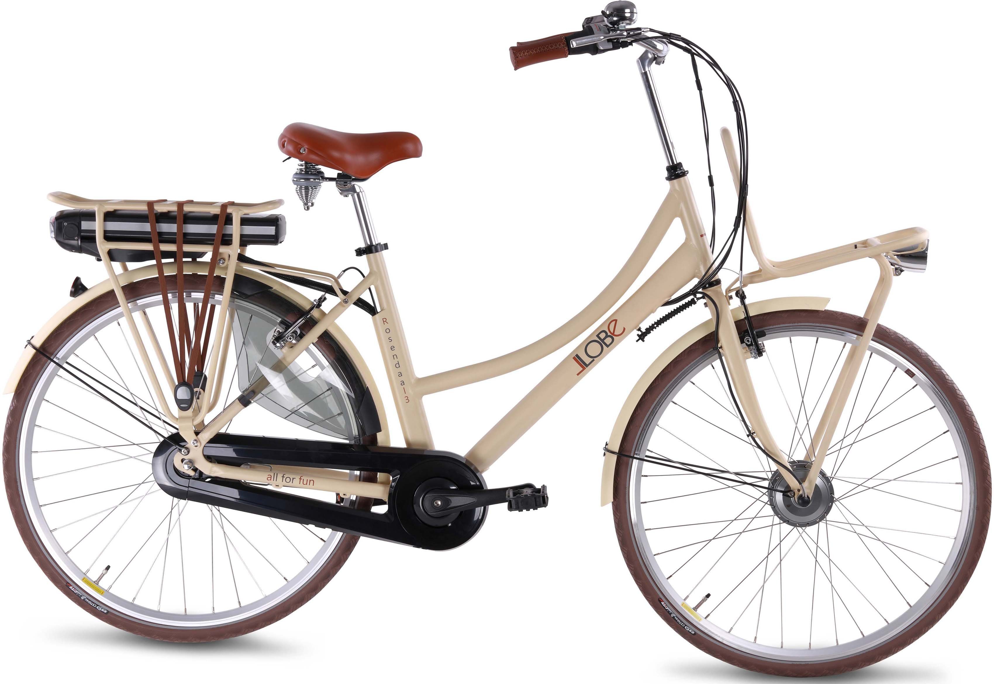 LLobe E-Bike Rosendaal 3 Lady, 13Ah, 7 Gang Shimano, Nabenschaltung, Frontmotor, 468 Wh Akku