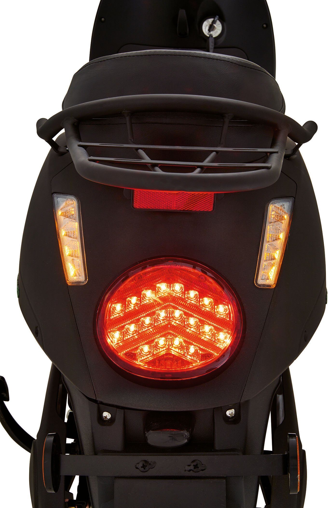 GreenStreet km/h W, E-Motorroller SEED, schwarz 1200 45
