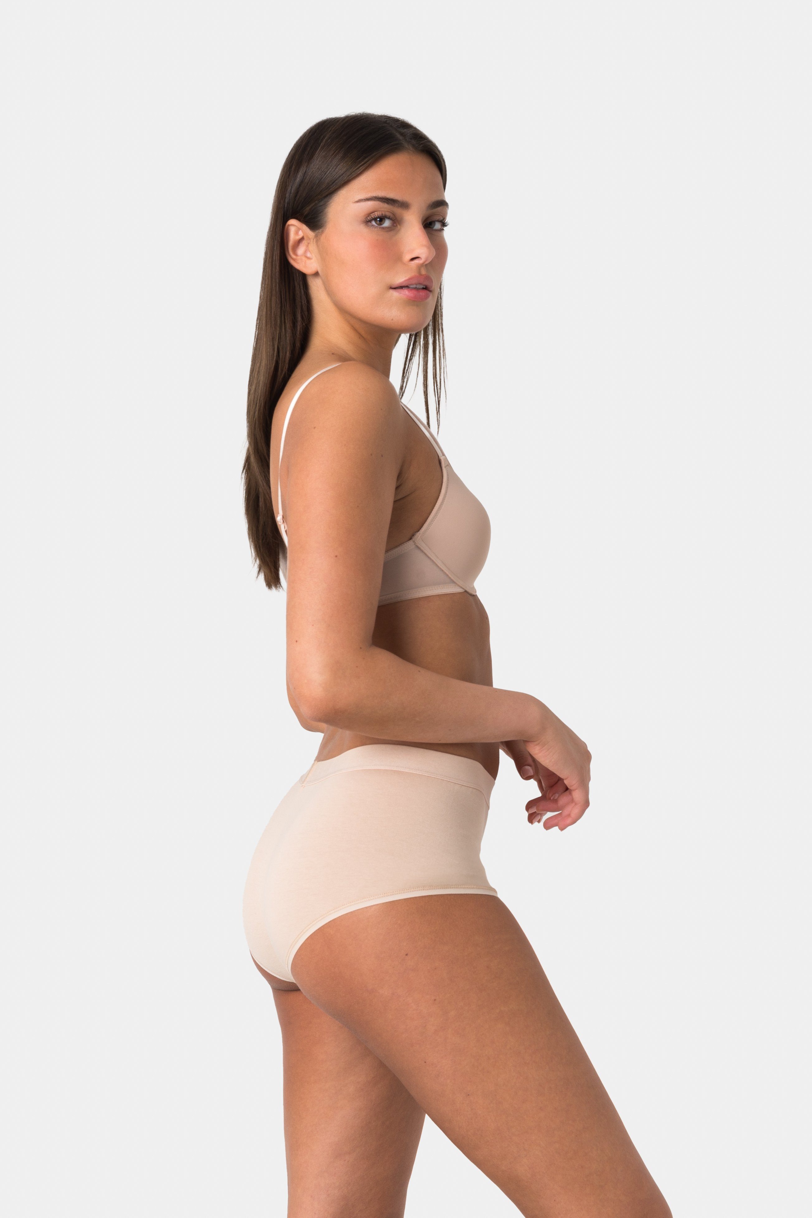 Elsie High-Waist-Panty Unterhosen Damen Hipster Short Hohe Taille aus 95% Baumwolle Stretch (Packung, 5-St., 5er-Pack) Bequeme Unterwäsche Frauen Taillenslip Slip Damen Hüftslip