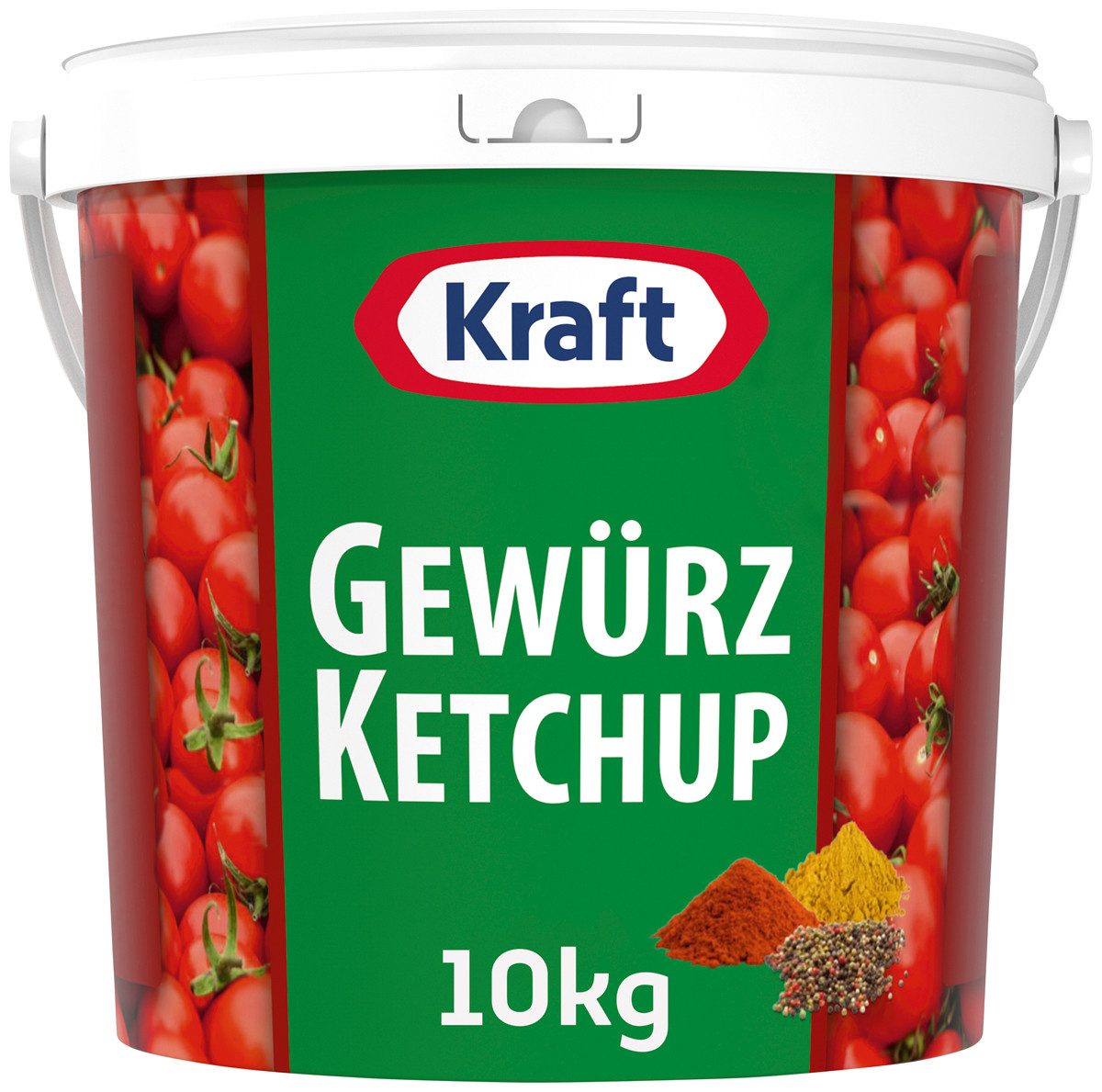 Kraft Saucen, Kraft Gewürz Ketchup im Eimer ohne Geschmacksverstärker 10000ml