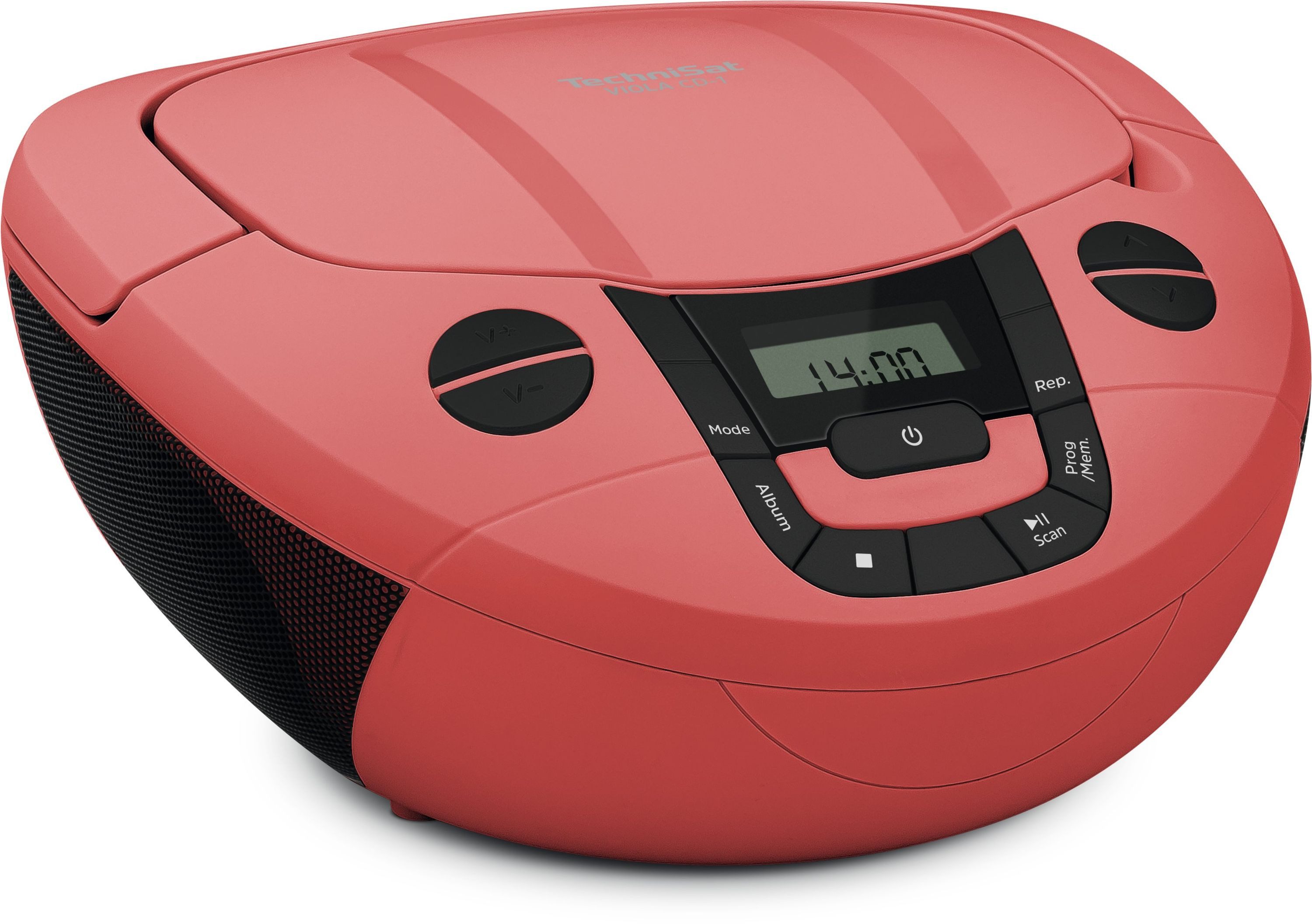 TechniSat VIOLA CD-1 UKW-Radio (FM-Tuner mit RDS, 2 W, CD-Player, Bluetooth, Tragegriff, Netz- und Batteriebetrieb) – Bild 3 von 5
