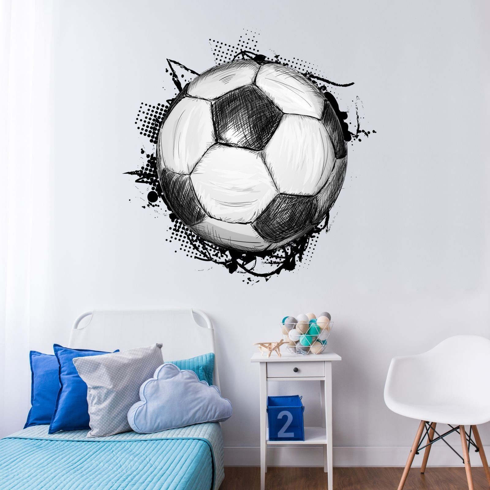 nikima Wandtattoo 109 Wandtattoo Fussball Soccer günstig online kaufen