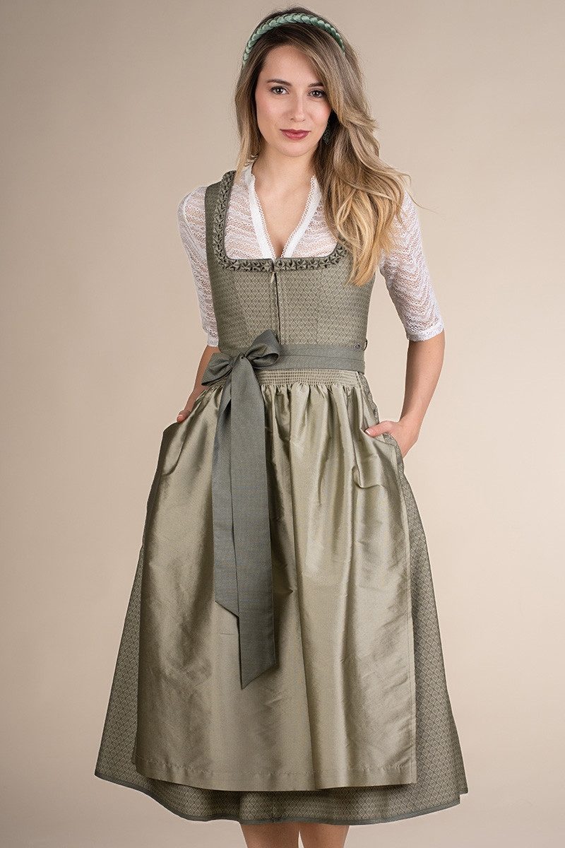 MarJo Dirndl Midi Dirndl 2tlg. - ELCHINGEN - wasabi