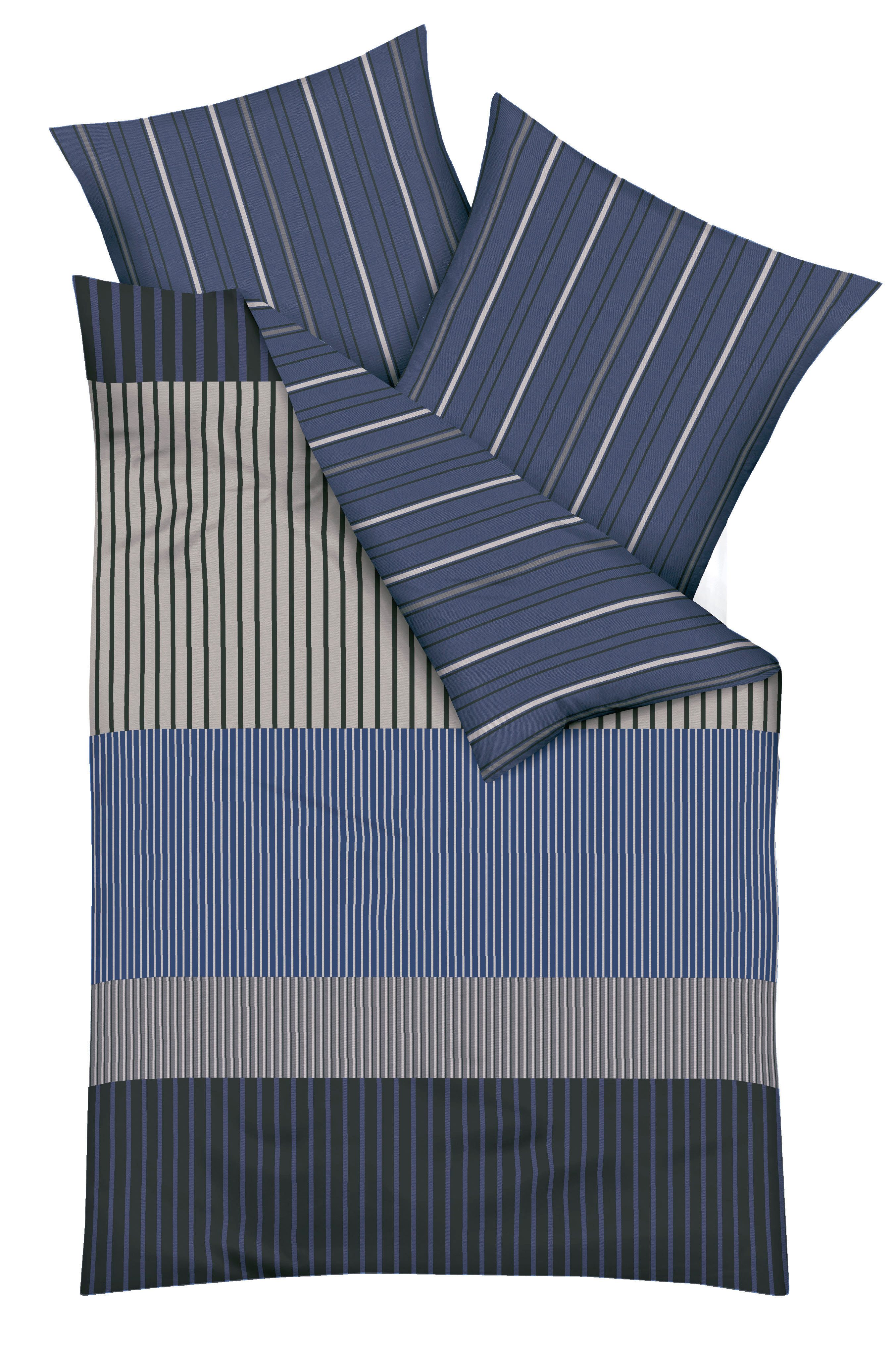 Kaeppel Wendebettwäsche Skyline, Mako-Satin, 2 teilig
