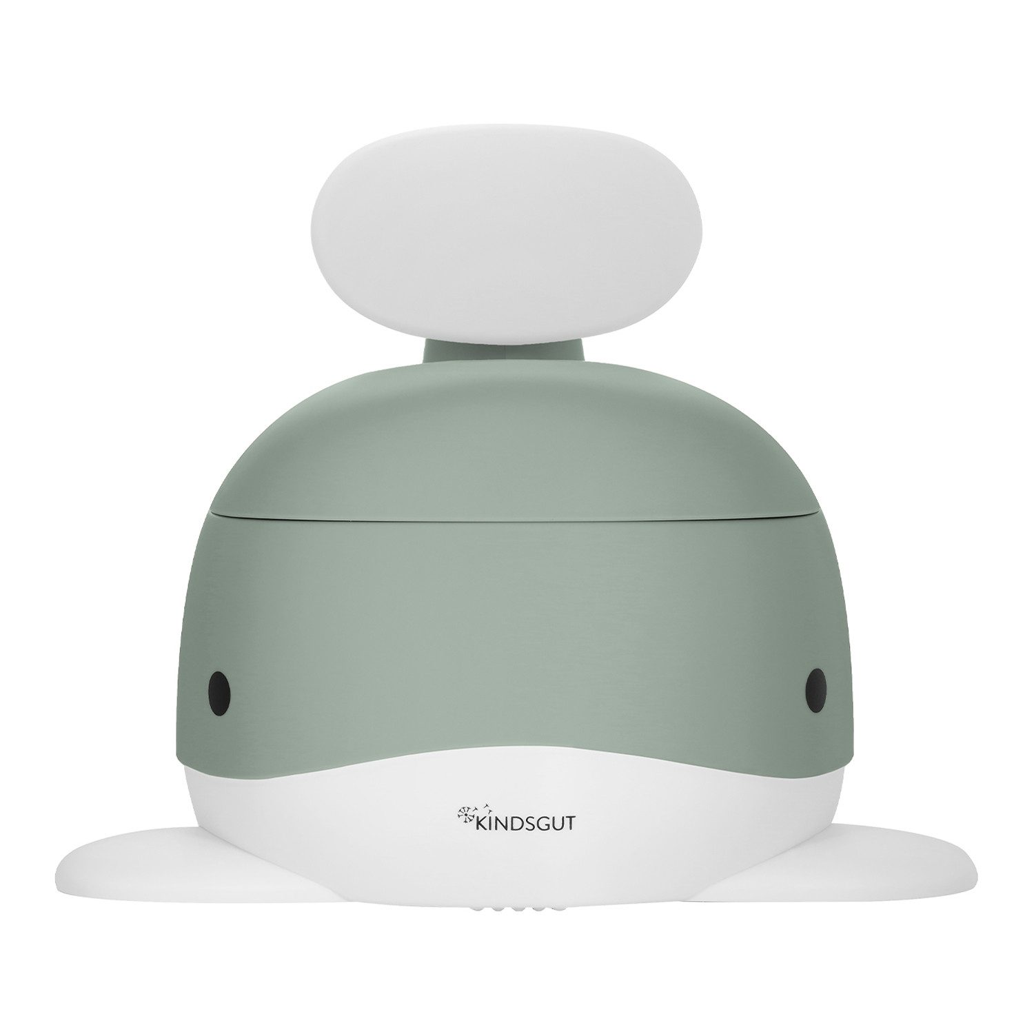 KINDSGUT Töpfchen Wal, (1-tlg), 2-in-1 Funktion, pistazie