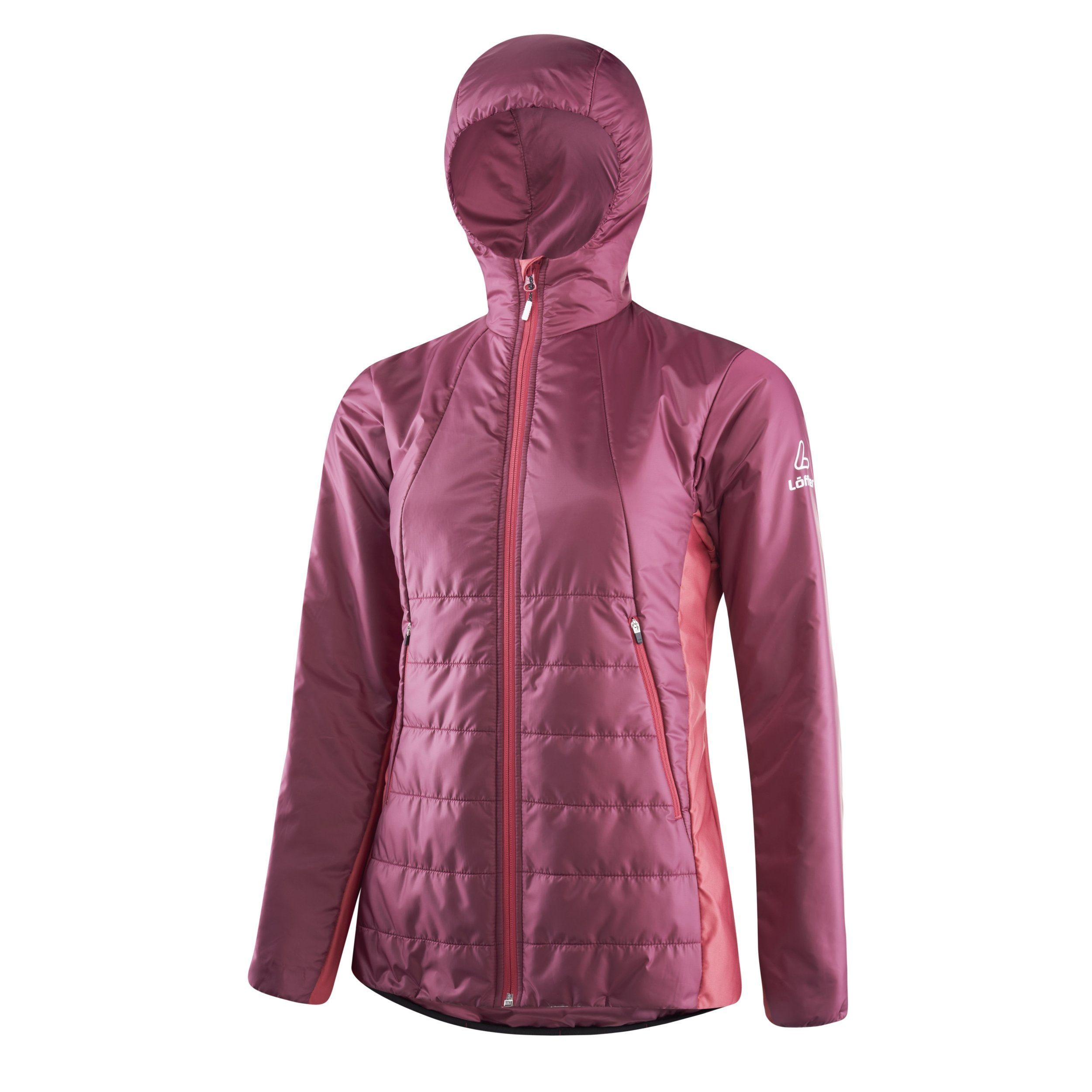 Löffler Outdoorjacke W Hooded Iso-Jacket PL60 Windshell-Jacke purpur-rot