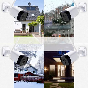 Retoo WLAN Überwachungskamera Aussen Nachtsicht WiFi 1080P Kamera Funk Überwachungskamera (set, WiFi-IP-Außenkamera, WiFi-Antenne, Ein Satz Montagezubehör, 1080p-Auflösung, Starker 4-facher ZOOM, Hochwertige WiFi-Verbindung)