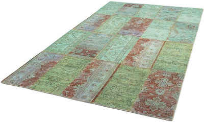 Wollteppich Patchwork Patchwork 275 x 182 cm, morgenland, rechteckig, Höhe: 8 mm, Handgeknüpft